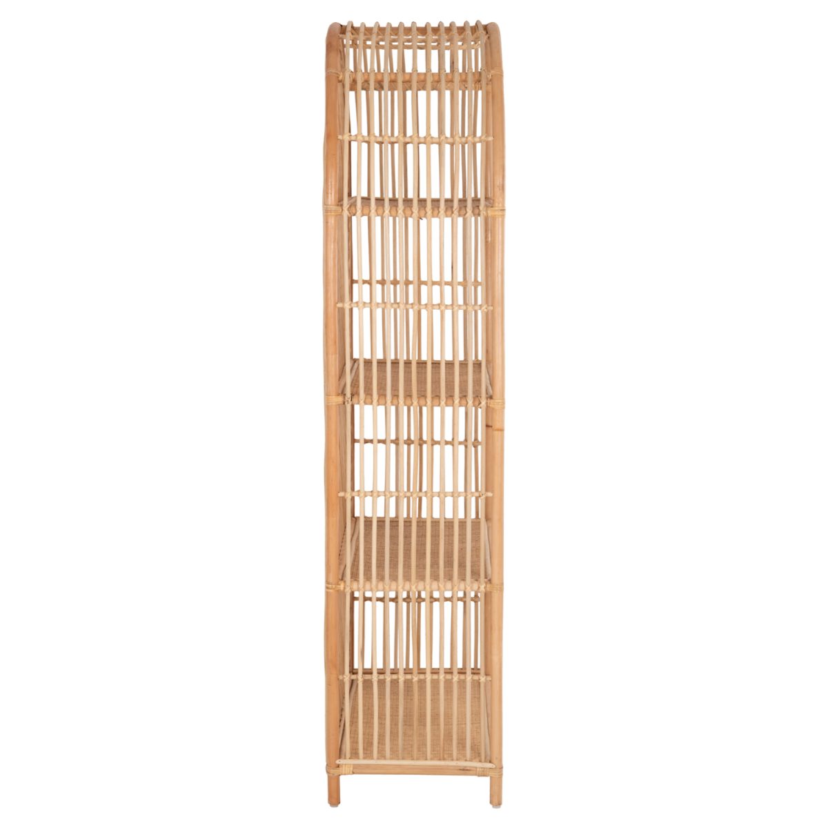 ΒΙΒΛΙΟΘΗΚΗ SIMOK HM9552 ΑΠΟ ΦΥΣΙΚΟ RATTAN ΣΕ ΦΥΣΙΚΟ ΧΡΩΜΑ 80x40x182Υεκ. 4