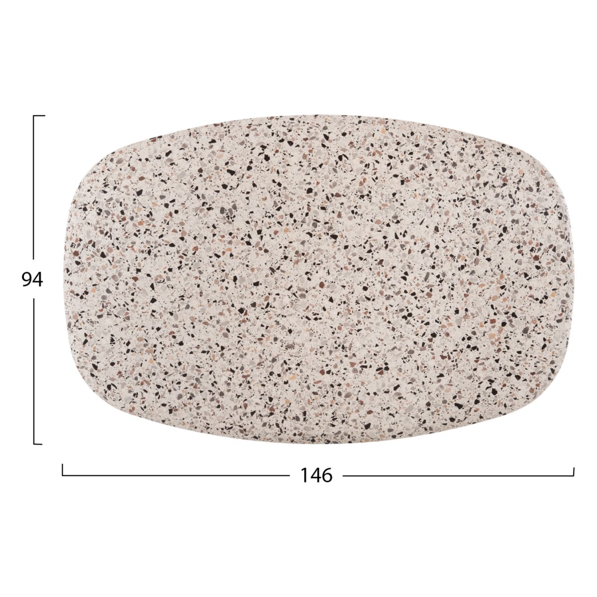 ΕΠΙΦΑΝΕΙΑ ΤΡΑΠΕΖΙΟΥ 5766 WERZALIT HM5916.16 TERRAZZO 146X94 εκ. 2