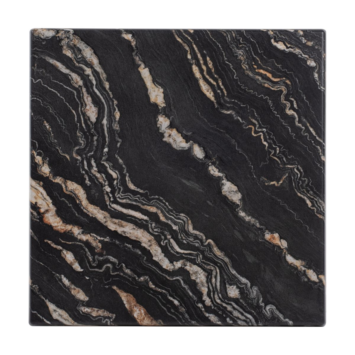 ΕΠΙΦΑΝΕΙΑ ΤΡΑΠΕΖΙΟΥ WERZALIT 60Χ60Χ3.5εκ. BLACK GOLD MARBLE HM5229.15 1