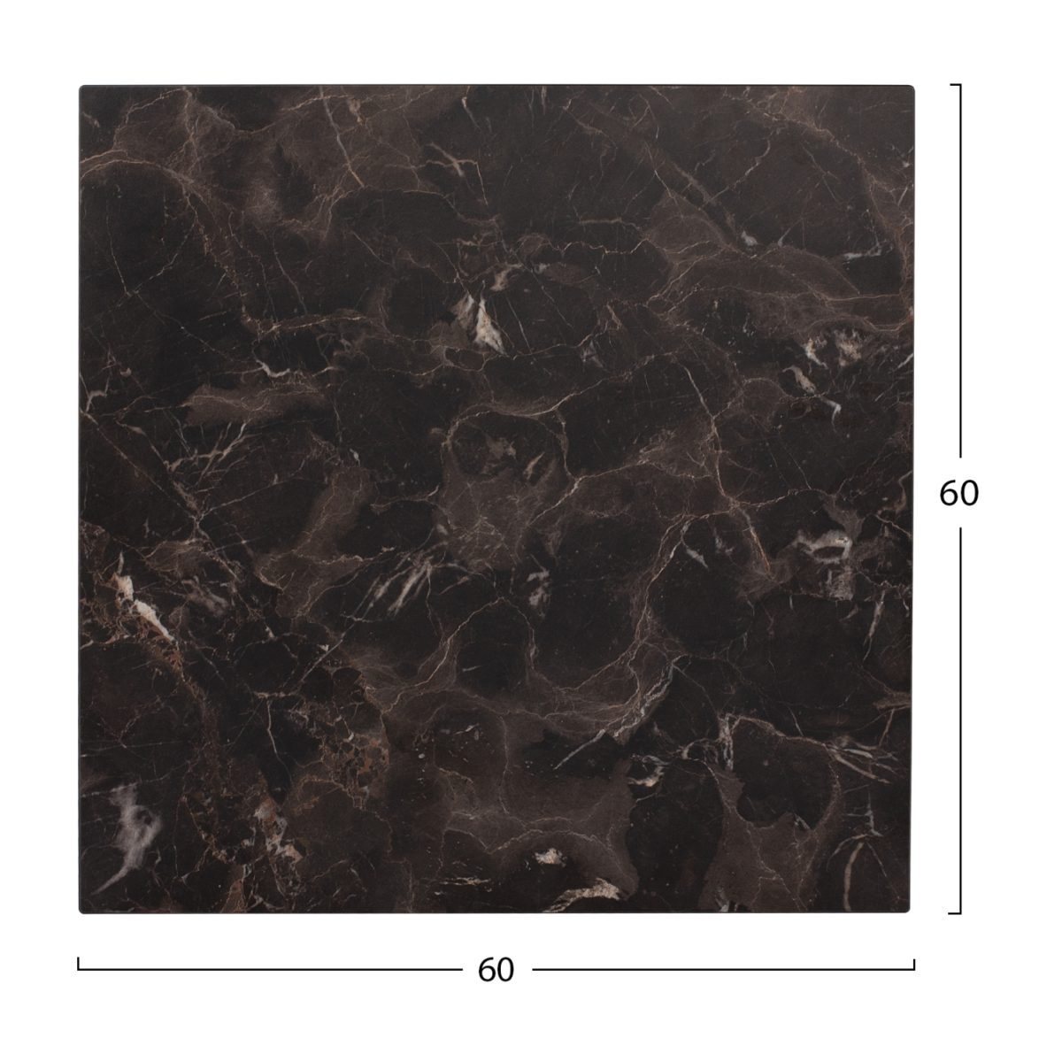 ΕΠΙΦΑΝΕΙΑ ΤΡΑΠΕΖΙΟΥ HPL HM5837.14 BROWN MARBLE 60x60 εκ. ΠΑΧΟΥΣ 12mm. 2