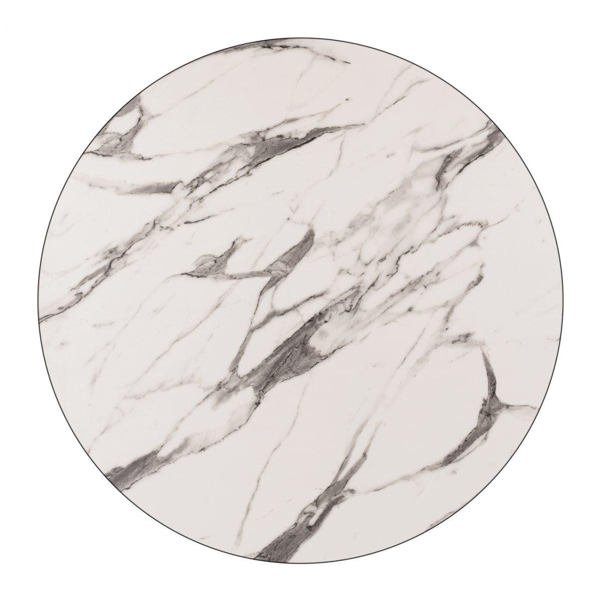 ΕΠΙΦΑΝΕΙΑ ΤΡΑΠΕΖΙΟΥ HPL HM5841.11 MARBLE WHITE-GREY Φ60 εκ. ΠΑΧΟΥΣ 12mm. 1