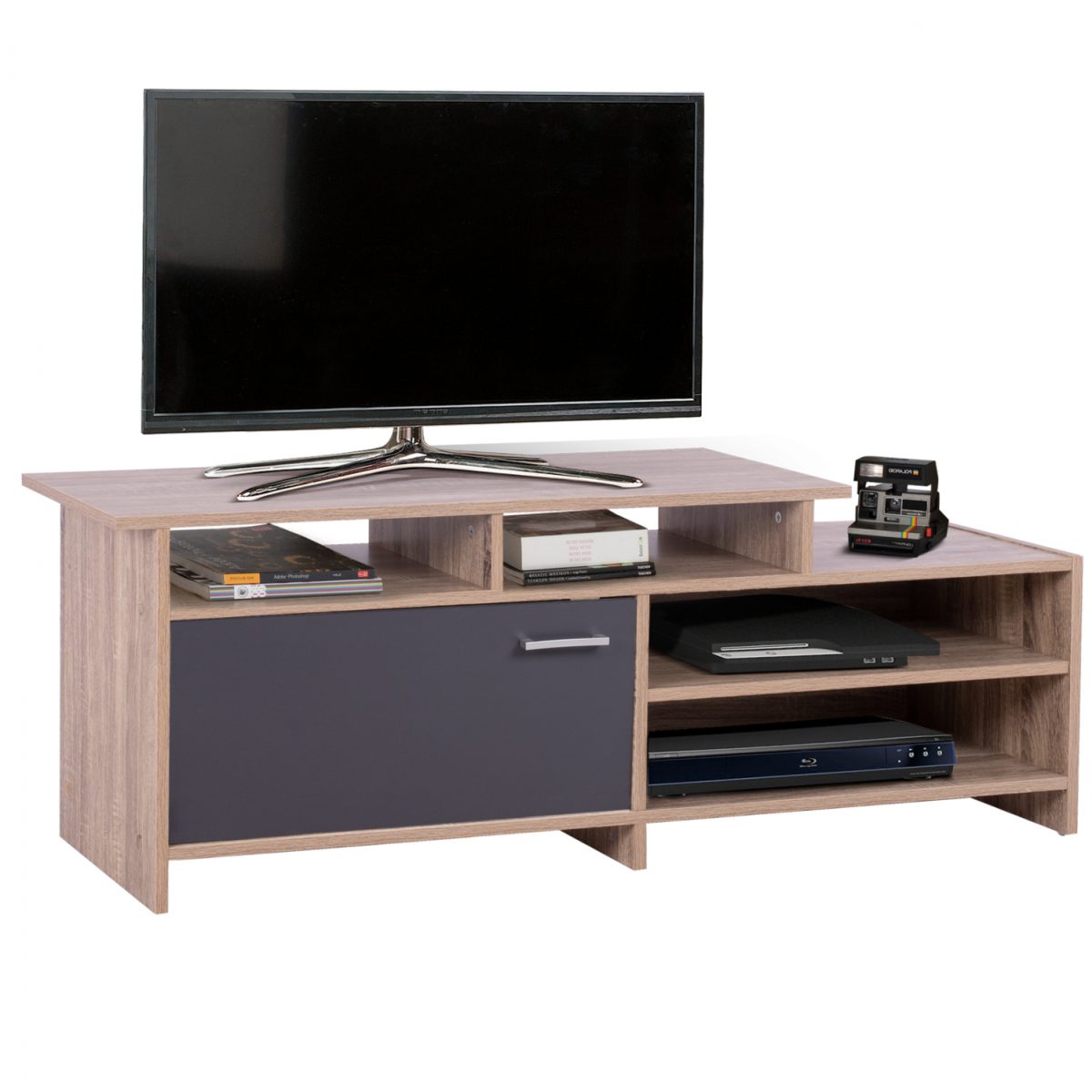 ΕΠΙΠΛΟ TV SCOTT HM8766.02 123x39,5x35,5-45,5Y εκ. SONAMA ΓΚΡΙ 1