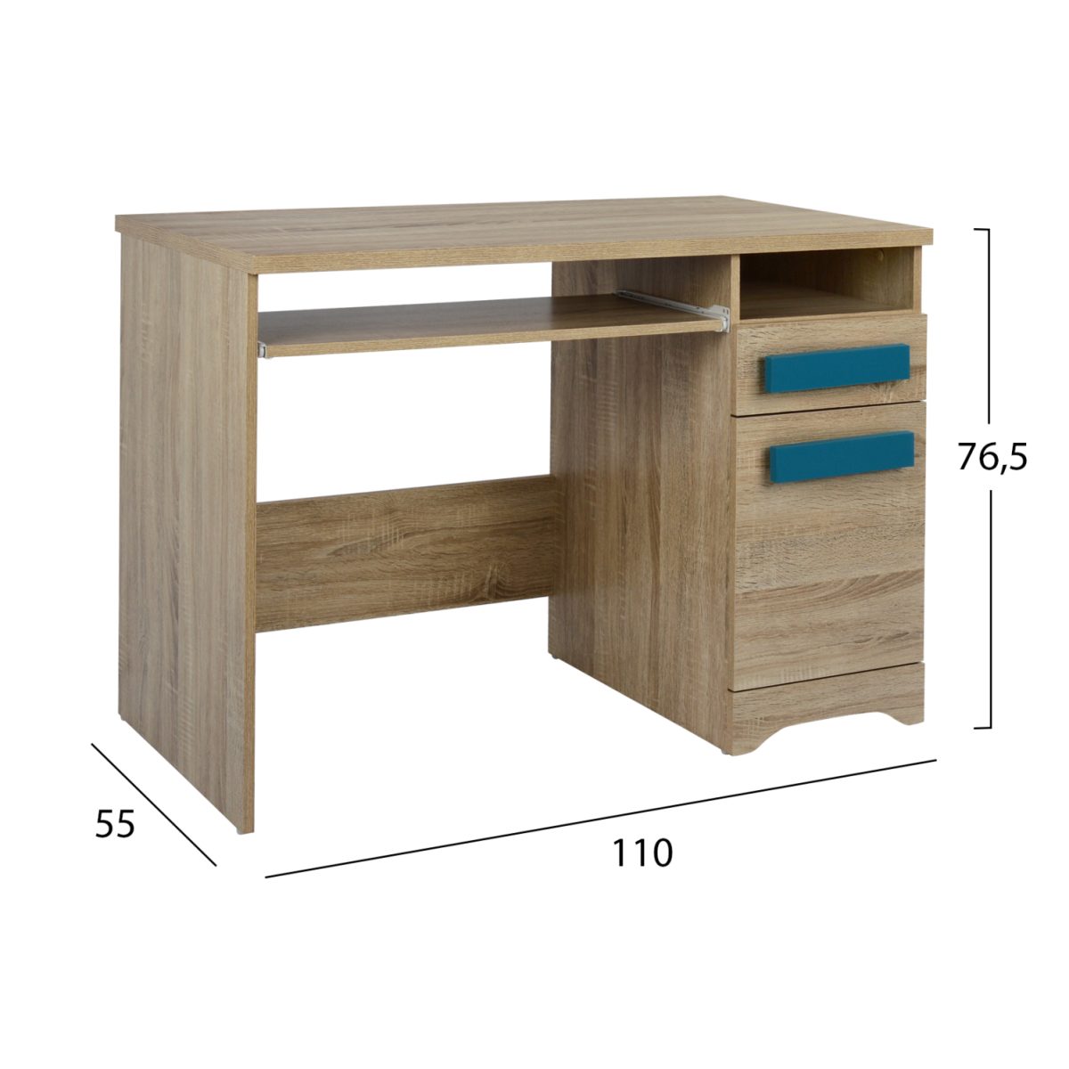 ΓΡΑΦΕΙΟ PLAYROOM SONAMA-ΣΙΕΛ HM11154.01 110X55X76.5εκ 2