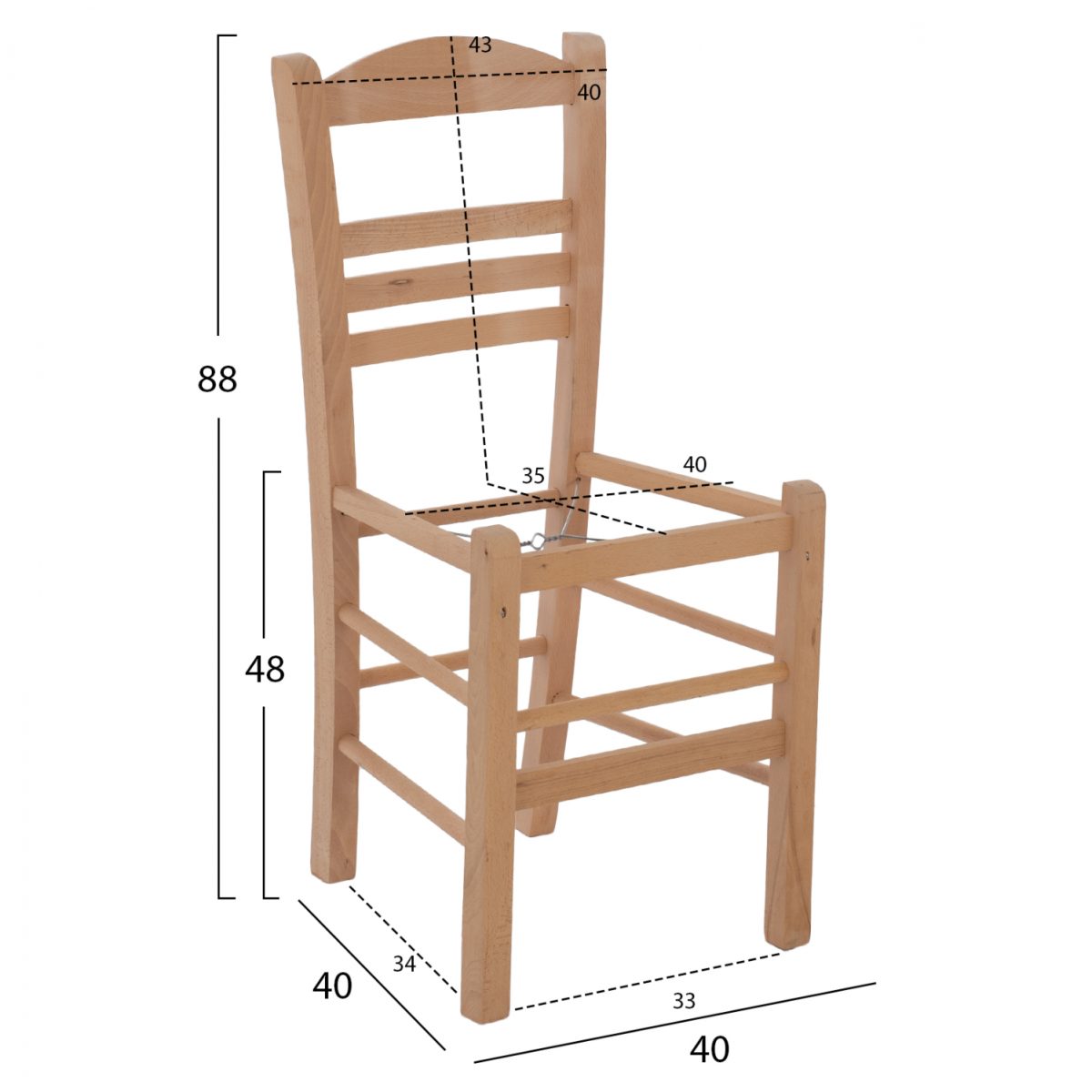 ΚΑΡΕΚΛΑ ΕΠΙΛΟΧΙΑ ΑΒΑΦΗ ΣΚΕΛΕΤΟΣ HM5575.02 40x40x88 εκ. 2