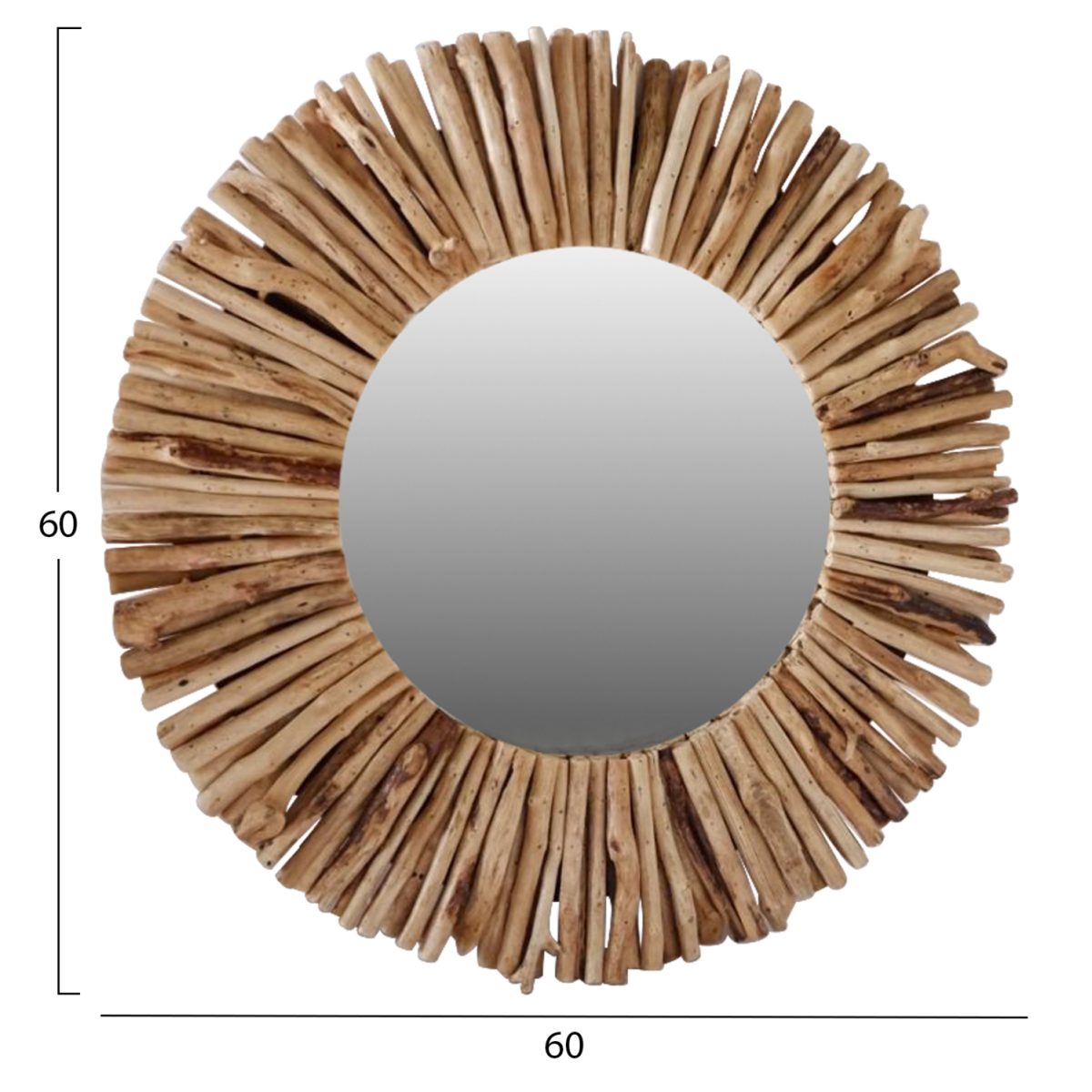 ΚΑΘΡΕΠΤΗΣ ΑΠΟ DRIFTWOOD ΦΥΣΙΚΟ HM7720 60X5X60YΕΚ. 2