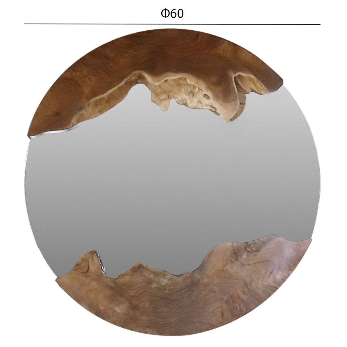 ΚΑΘΡΕΠΤΗΣ HM9360 ΑΠΟ ΜΑΣΙΦ ΞΥΛΟ ΤEAK ΦΥΣΙΚΟ 60x5ΕΚ. 2