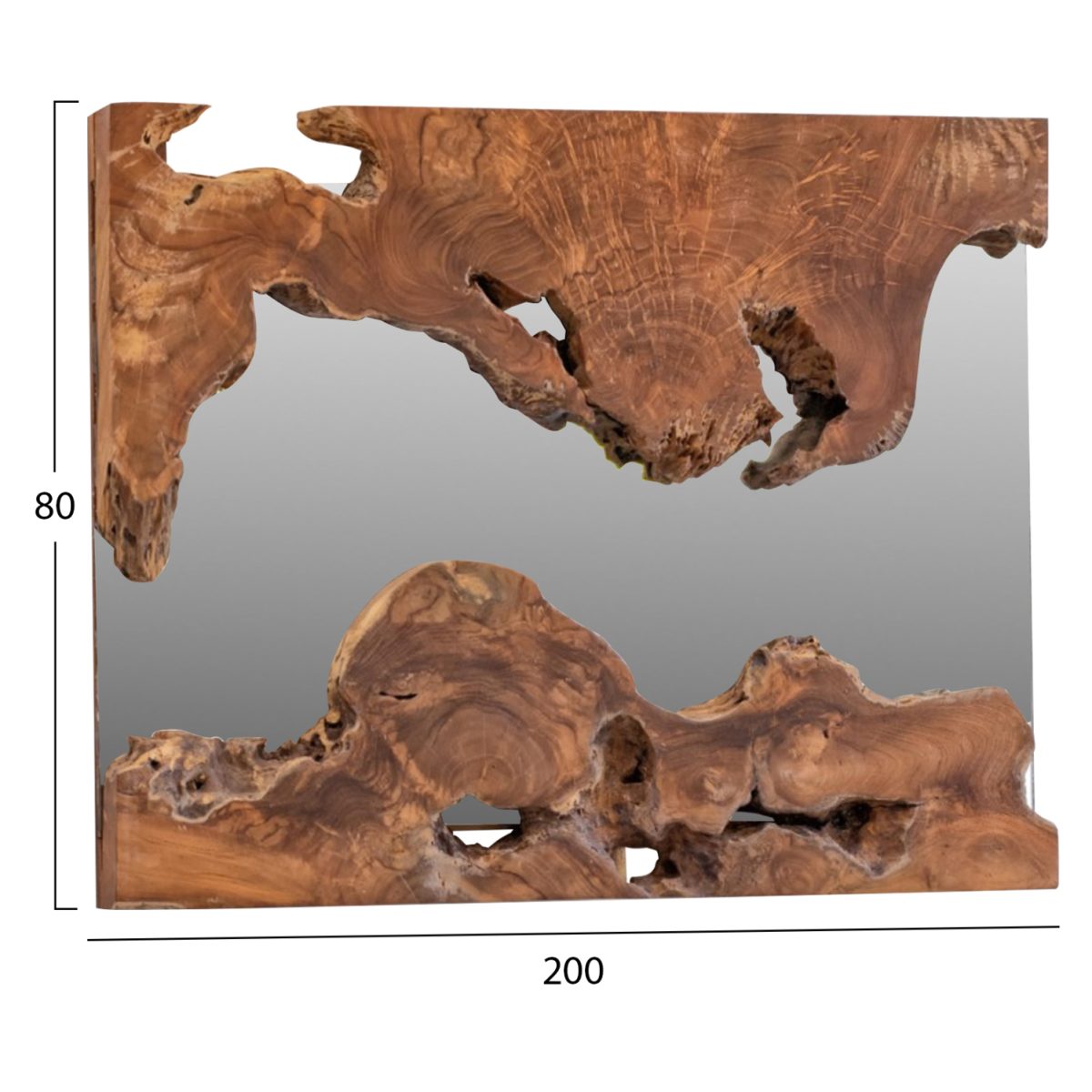 ΚΑΘΡΕΠΤΗΣ HM9362 ΑΠΟ ΜΑΣΙΦ ΞΥΛΟ ΤEAK ΦΥΣΙΚΟ 200X5X80YΕΚ. 2