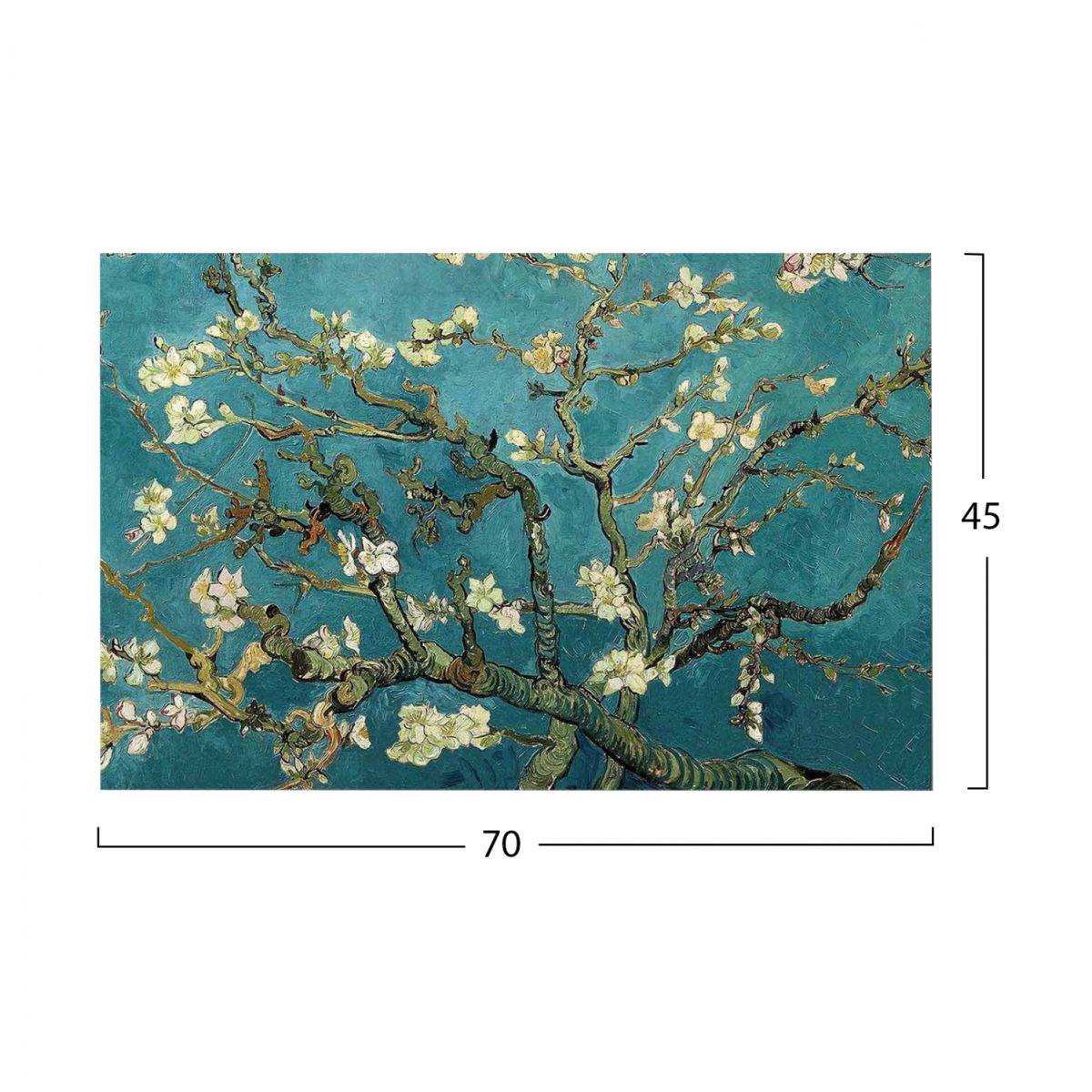 ΠΙΝΑΚΑΣ ΤΥΠΟΥ ALMOND TREE HM7193.03 70X45X3 εκ. 2