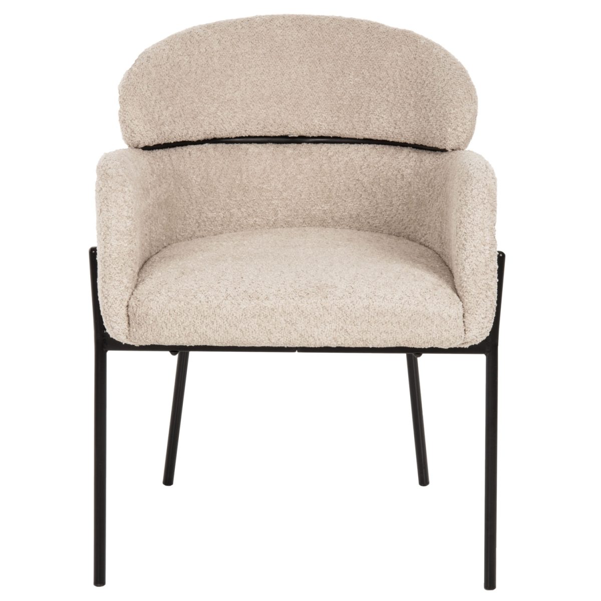 ΠΟΛΥΘΡΟΝΑ WOLF HM8583.02 ΕΚΡΟΥ ΥΦΑΣΜΑ ΜΠΟΥΚΛΕ ΜΕ ΜΕΤΑΛΛΙΚΑ ΠΟΔΙΑ 58x58x80Yεκ. 3