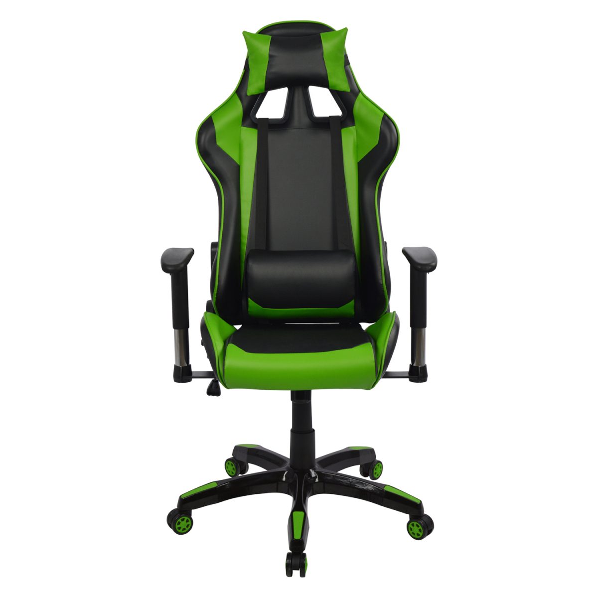 ΠΟΛΥΘΡΟΝΑ GAMING RACING HM1056.03 ΜΑΥΡΟ - ΠΡΑΣΙΝΟ PU 67x70x134 εκ. 3