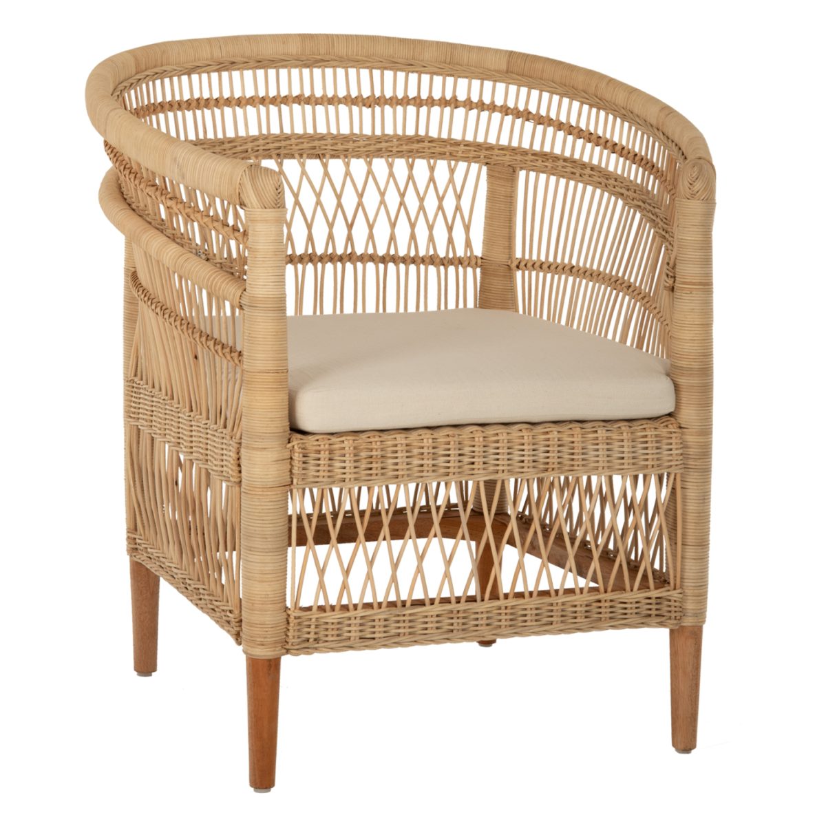 ΠΟΛΥΘΡΟΝΑ MALAWI HM9635.04 ΞΥΛΟ ΜΑΟΝΙ ΕΠΕΝΔΥΣΗ RATTAN ΛΕΥΚΟ ΜΑΞΙΛΑΡΙ ΚΑΘΙΣΜΑΤΟΣ 80x70x86Υεκ. 1