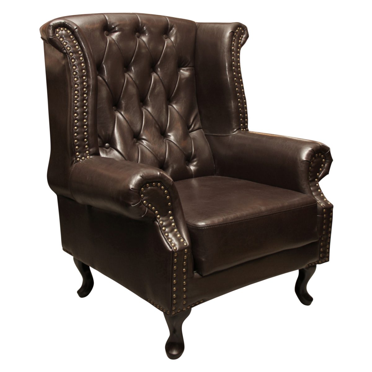 ΠΟΛΥΘΡΟΝΑ-ΜΠΕΡΖΕΡΑ T.CHESTERFIELD POLINA HM0053.01 PU ΣΚ.ΚΑΦΕ 83x75x107 εκ. 1