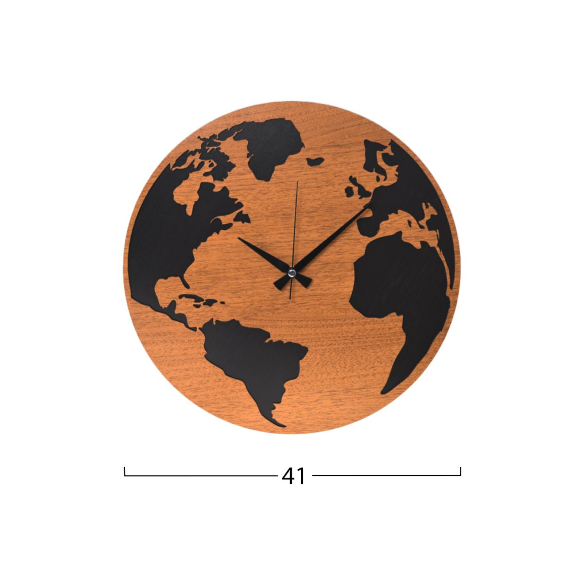 ΡΟΛΟΙ ΤΟΙΧΟΥ ΜΑΥΡΟ ΜΕΤΑΛΛΙΚΟ ΜΕ MDF HM7456.01 Φ41 εκ. 2