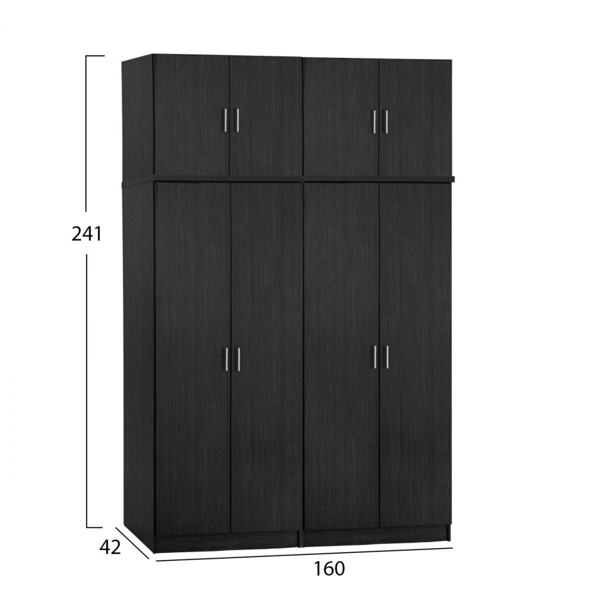 ΣΕΤ 4 ΤΜΧ ΝΤΟΥΠΑΛΑ 4ΦΥΛΛΗ ΜΕ ΠΑΤΑΡΙ ZEBRANO 160X42X241 HM11353.01 2