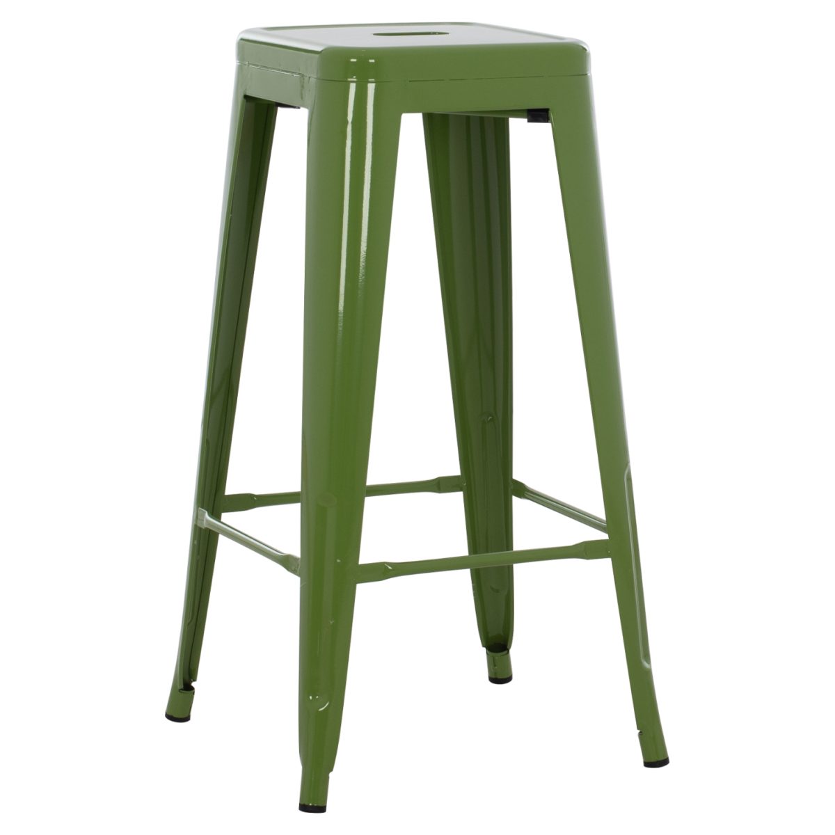 ΣΚΑΜΠΟ BAR ΜΕΤΑΛΛΙΚΟ MELITA ΣΕ LIGHT OLIVE GREEN HM8642.13 43x43x78 εκ. 1