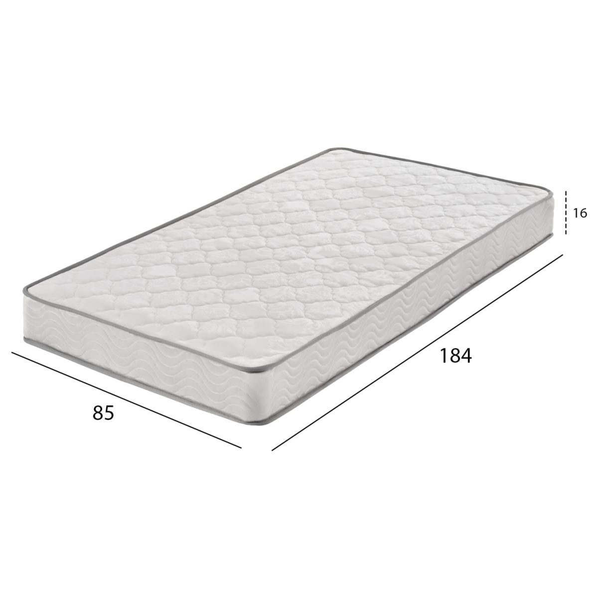 ΣΤΡΩΜΑ CONTINUOUS SPRING ΜΟΝΗΣ ΟΨΗΣ HM671.09 85x184x16 εκ. 2