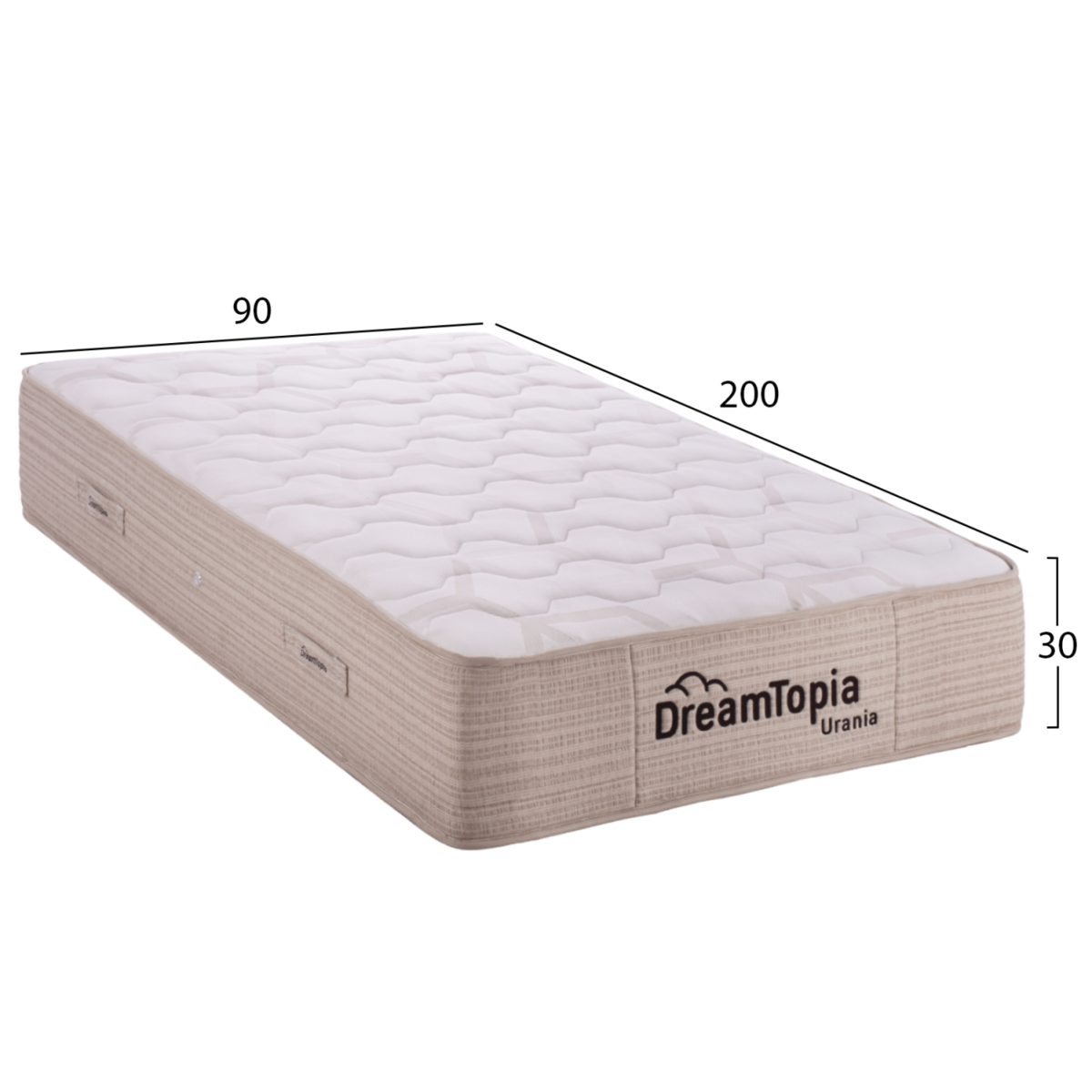 ΣΤΡΩΜΑ DREAMTOPIA ΣΕΙΡΑ URANIA HM659.90-200 POCKET SPRING 90X200εκ. 2