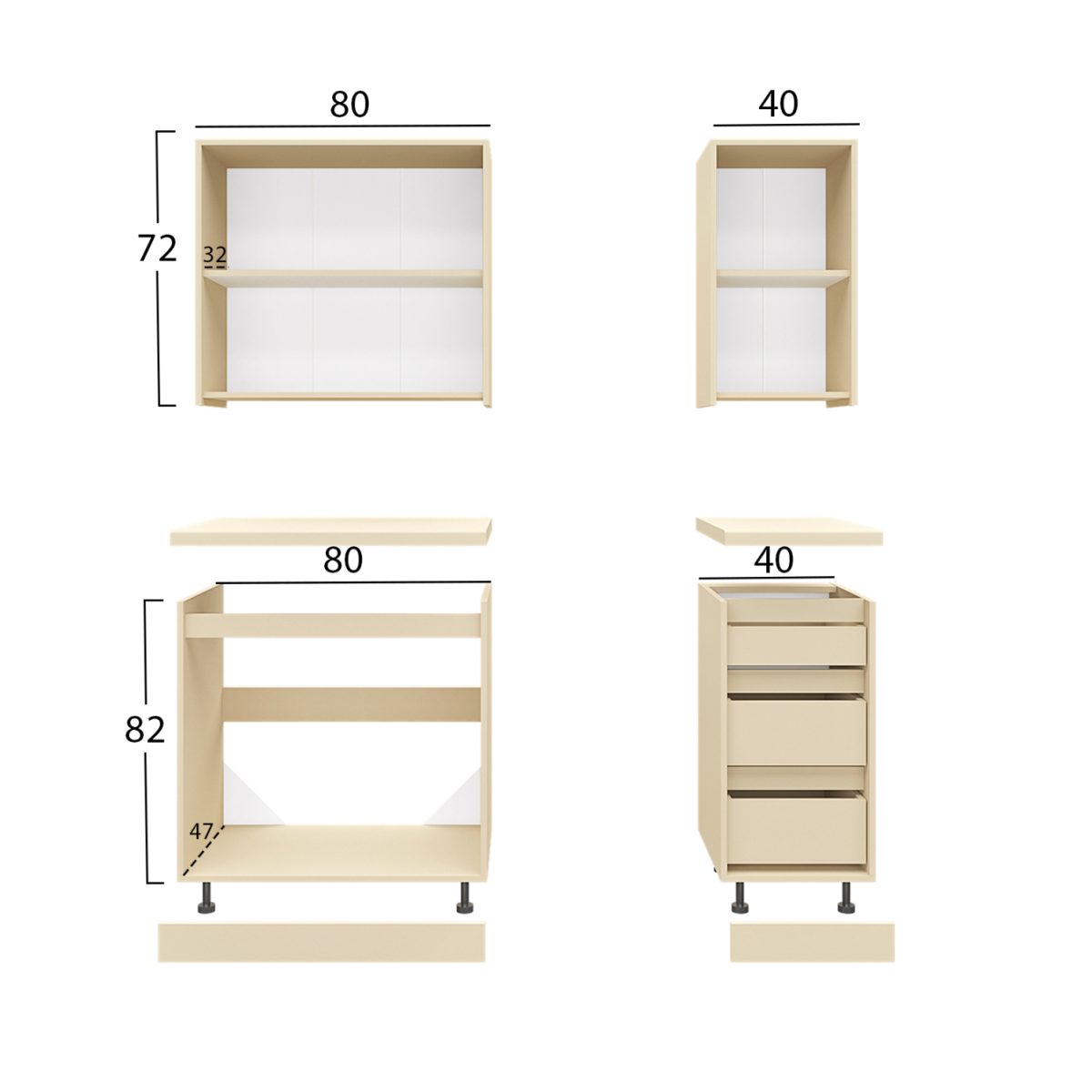 ΣΥΝΘΕΣΗ ΚΟΥΖΙΝΑΣ ΜΕΛΑΜΙΝΗ SONAMA ΚΑΙ ΠΑΓΚΟ ΜΠΕΖ ΜΑΡΜΑΡΟ 120x47x84,8Υεκ.HM2466.11 2