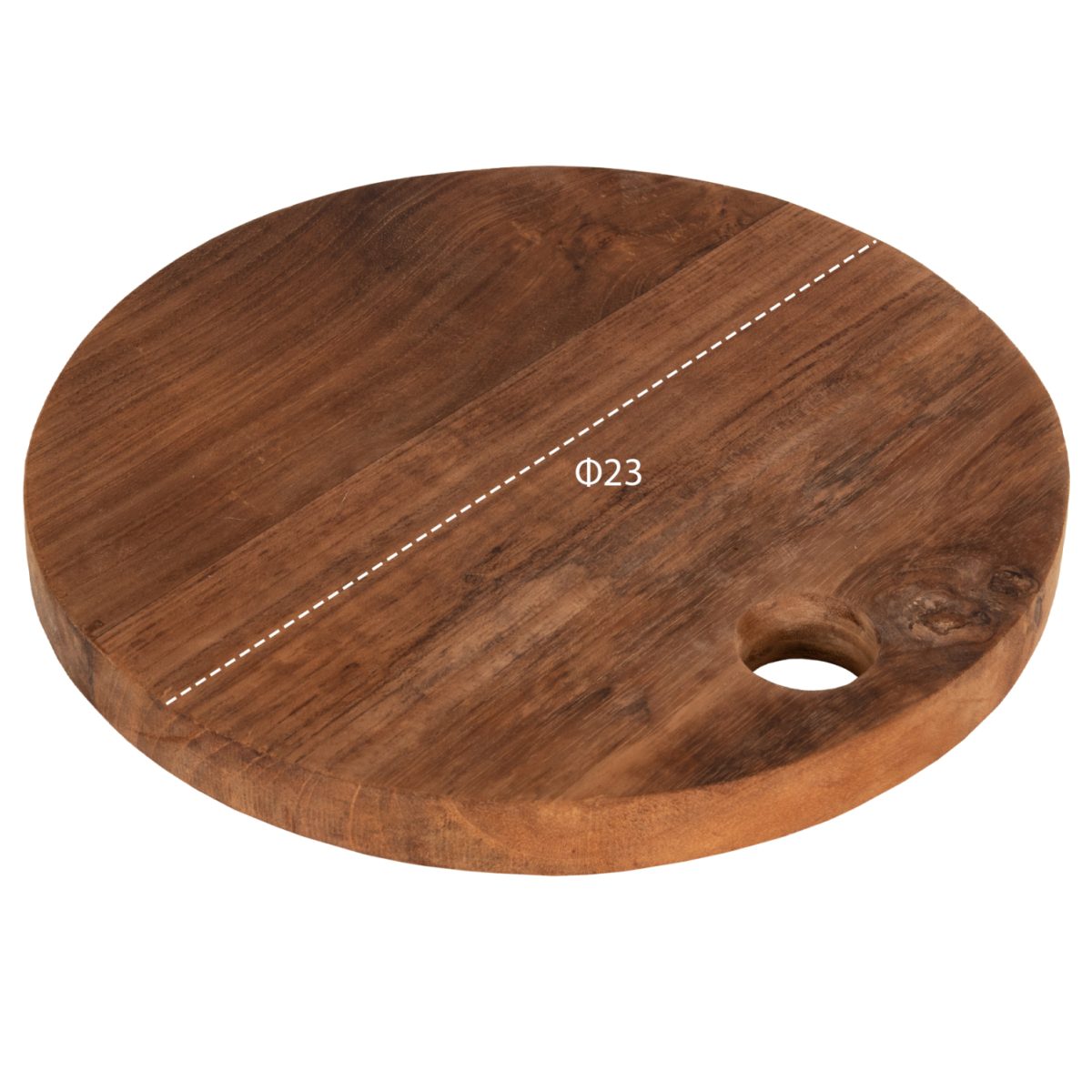 ΞΥΛΟ ΚΟΠΗΣ ΣΤΡΟΓΓΥΛΟ HM4287 ΞΥΛΟ ΤΕΑΚ ΣΕ ΦΥΣΙΚΟ-ΜΕ ΤΡΥΠΑ ΚΡΕΜΑΣΗΣ Φ23x2Υ εκ. 2