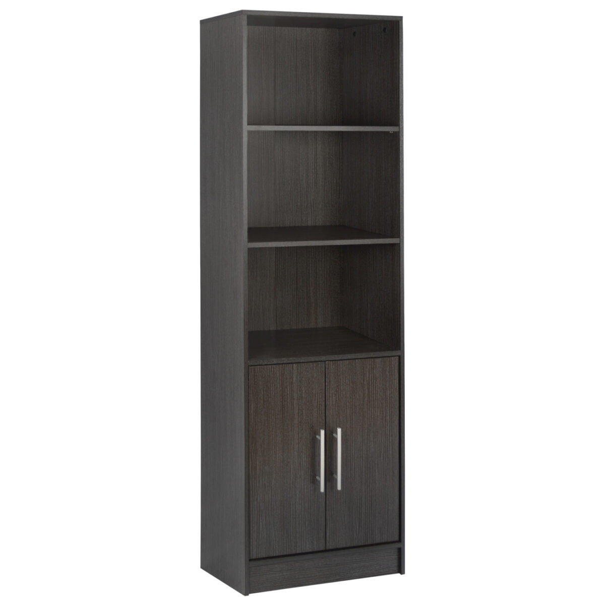 ΒΙΒΛΙΟΘΗΚΗ ΜΕΛΑΜΙΝΗΣ ENSLEY HM2027.01 ZEBRANO 60X30X180 εκ. 1