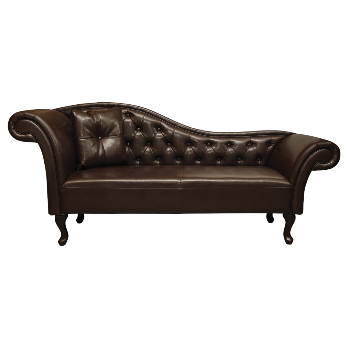 ΑΝΑΚΛΙΝΔΡΟ T.CHESTERFIELD NIOVI HM3007.01 PU ΣΚ.ΚΑΦΕ-ΜΑΥΡΑ ΠΟΔΙΑ 190x61x84Yεκ. 1