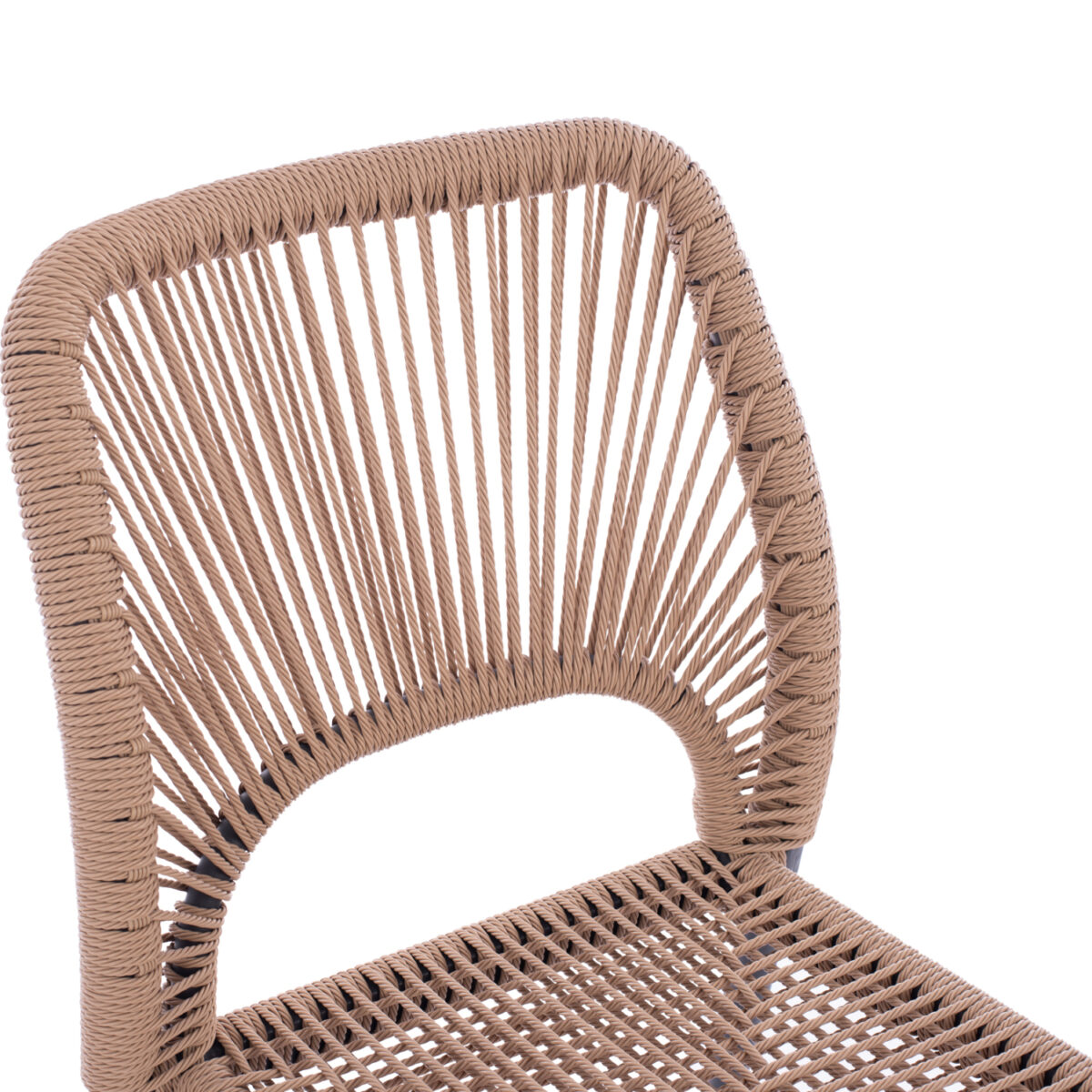 ΚΑΡΕΚΛΑ ΑΛΟΥΜΙΝΙΟΥ ΓΚΡΙ ΜΕ P.E.TWIST RATTAN ΜΠΕΖ HM5770.02 45x63x82Υ εκ. 6