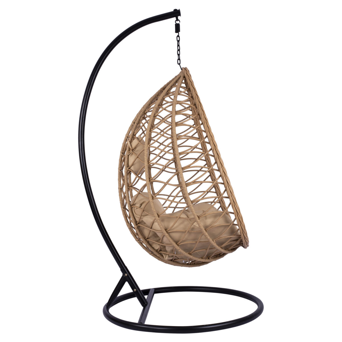 ΚΡΕΜΑΣΤΗ ΠΟΛΥΘΡΟΝΑ ΦΩΛΙΑ CATALINA HM5677.01 ΜΕ ΜΠΕΖ WICKER & ΜΑΞΙΛΑΡΙΑ Φ95Χ195Υ εκ. 4