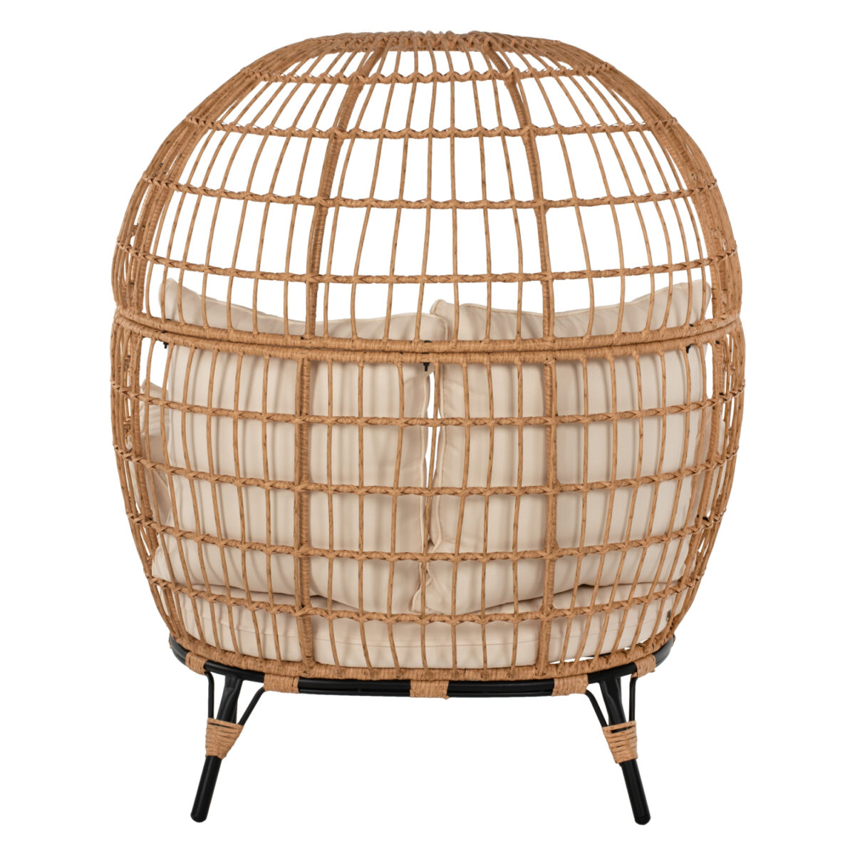 ΠΟΛΥΘΡΟΝΑ ΦΩΛΙΑ MIAMI 2 ΑΤΟΜΩΝ ΤΥΠΟΥ RATTAN HM5870.01 130x80x157Υ εκ. 6