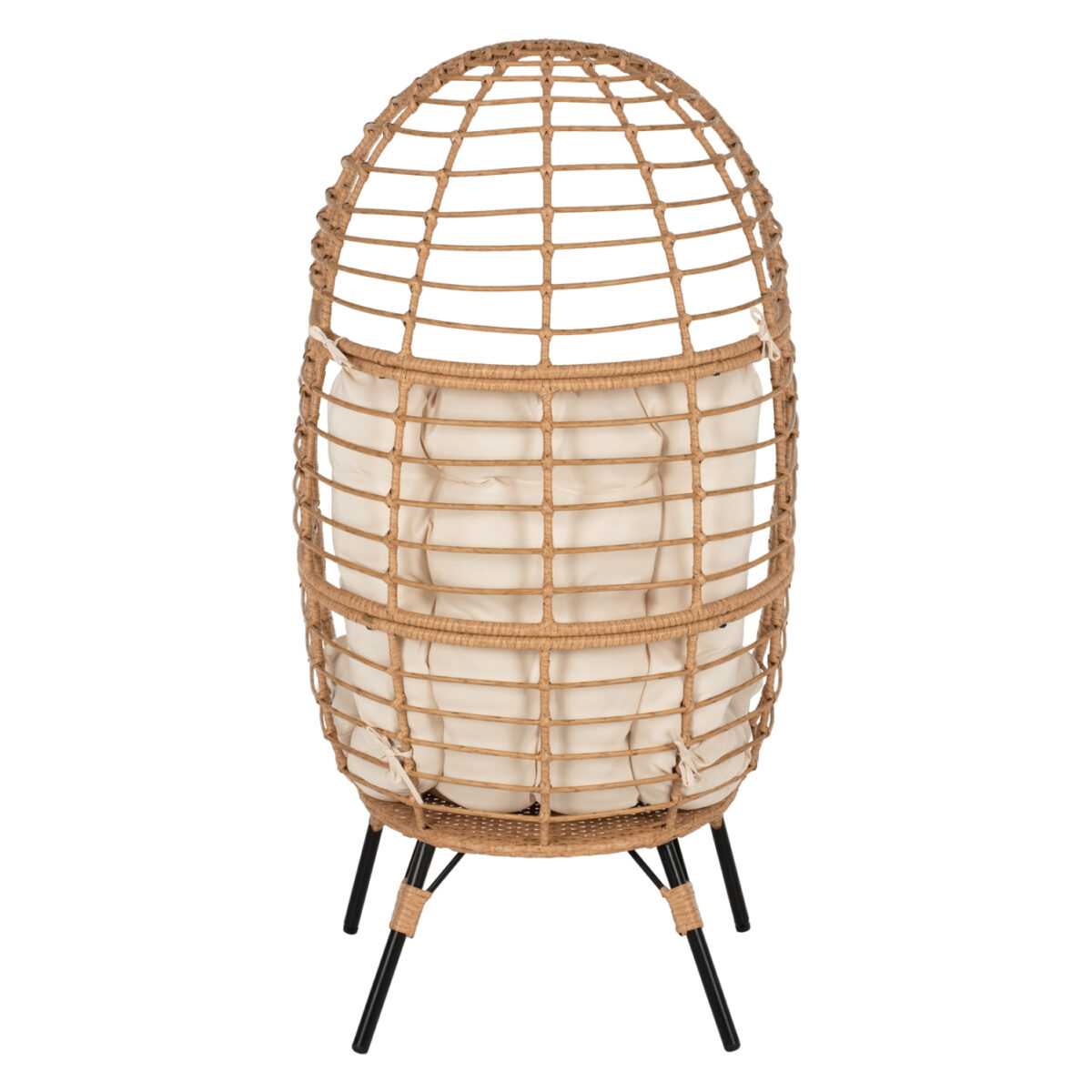 ΠΟΛΥΘΡΟΝΑ Τ.ΦΩΛΙΑ RATTAN HM5869.01 ΜΕΤΑΛ. ΠΟΔΙΑ ΜΑΥΡΑ 77x72x148 εκ. 6