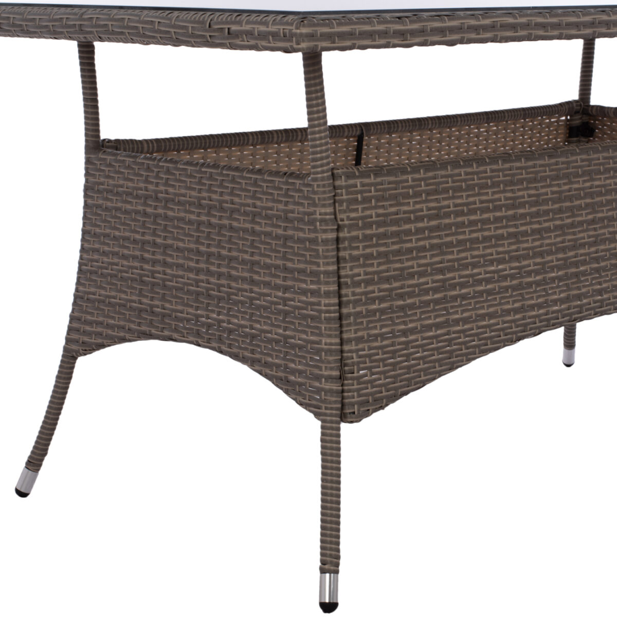 ΤΡΑΠΕΖΙ ΜΕΤΑΛΛΙΚΟ MINSK RATTAN ΓΚΡΙ HM5507.01 150x90x75Υ εκ. 5