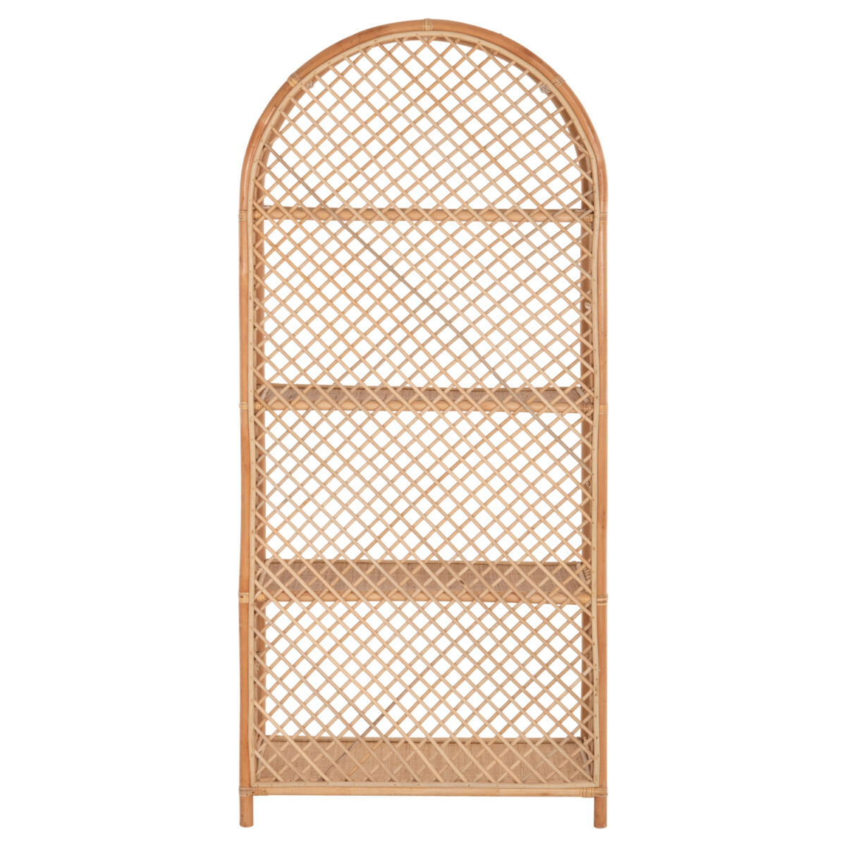 ΒΙΒΛΙΟΘΗΚΗ SIMOK HM9552 ΑΠΟ ΦΥΣΙΚΟ RATTAN ΣΕ ΦΥΣΙΚΟ ΧΡΩΜΑ 80x40x182Υεκ. 6