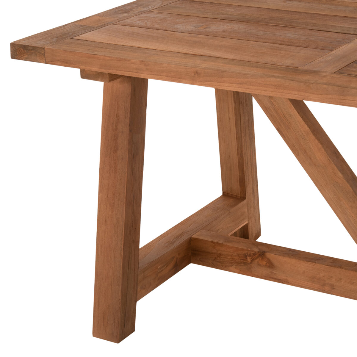 ΤΡΑΠΕΖΙ ΤΡΑΠΕΖΑΡΙΑΣ HM7922 PLUTON RECYCLED TEAK ΣΕ ΦΥΣΙΚΟ ΧΡΩΜΑ 200X100X75Yεκ. 5