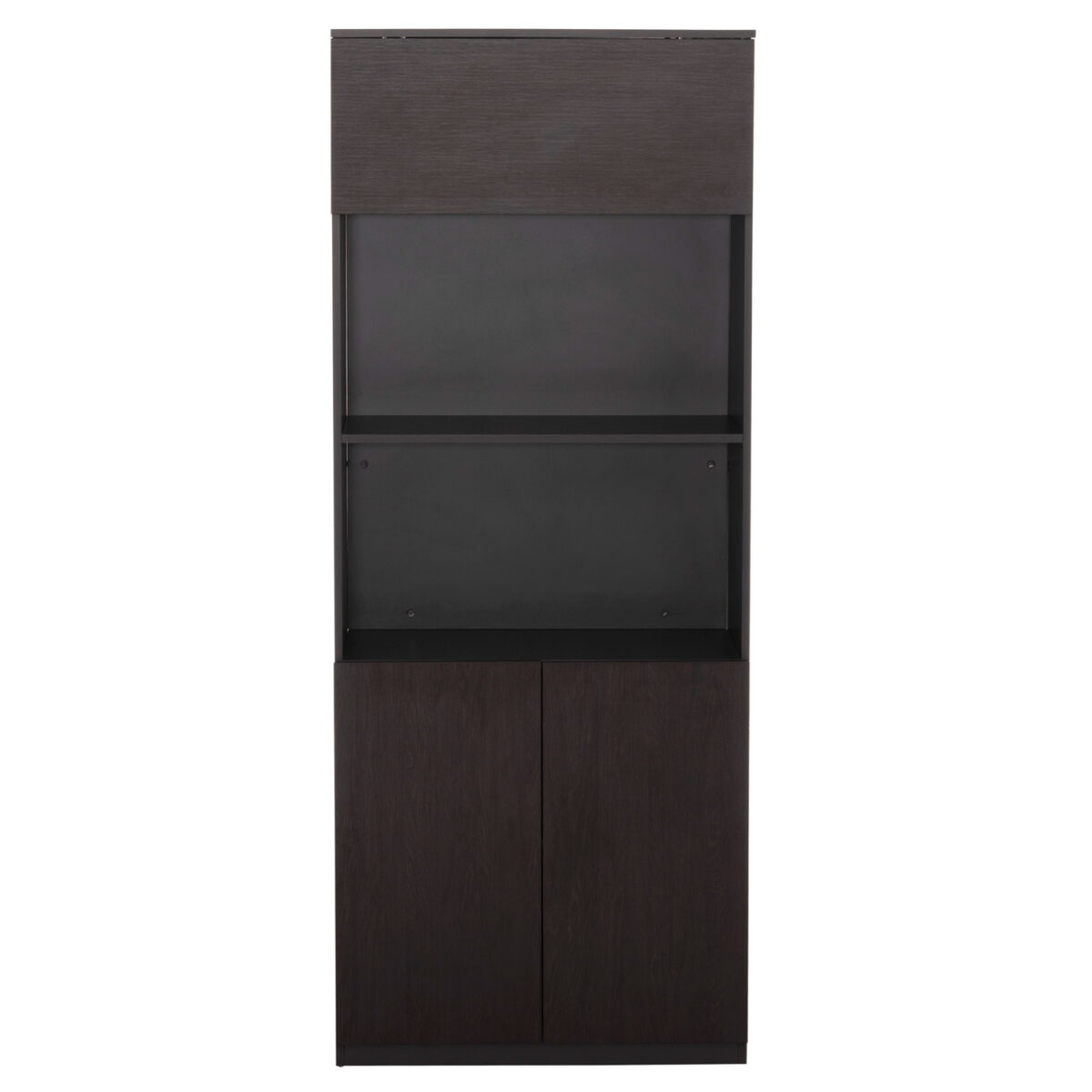 ΒΙΒΛΙΟΘΗΚΗ ΓΡΑΦΕΙΟΥ ΕΠΑΓΓΕΛΜΑΤΙΚΗ ROSEWOOD HM2089 ΜΕΛΑΜΙΝΗ ΓΚΡΙ-WENGE 80Χ40Χ200Υεκ. 3