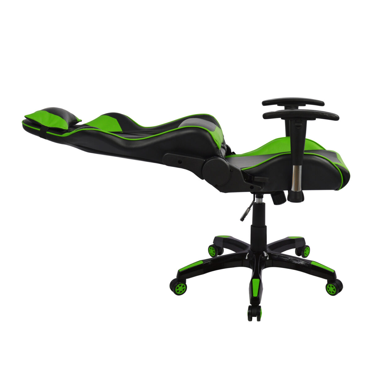 ΠΟΛΥΘΡΟΝΑ GAMING RACING HM1056.03 ΜΑΥΡΟ - ΠΡΑΣΙΝΟ PU 67x70x134 εκ. 5