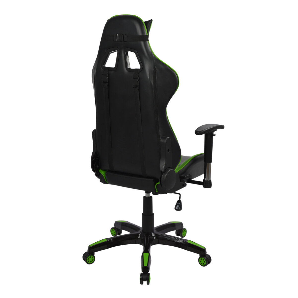 ΠΟΛΥΘΡΟΝΑ GAMING RACING HM1056.03 ΜΑΥΡΟ - ΠΡΑΣΙΝΟ PU 67x70x134 εκ. 6