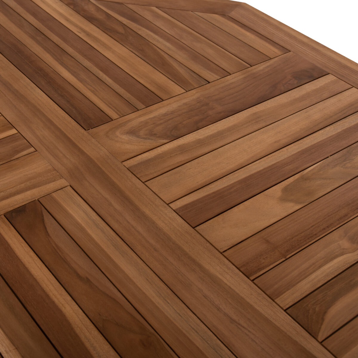 ΤΡΑΠΕΖΙ ΠΟΛΥΓΩΝΟ KENDALL ΠΤΥΣΣΟΜΕΝΟ HM9545 TEAK ΣΕ ΦΥΣΙΚΟ ΧΡΩΜΑ 120x120x75Yεκ. 5