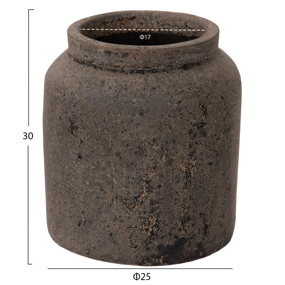 diakosmitiko-bazo-fb94194-terakota-se-an-1 ΔΙΑΚΟΣΜΗΤΙΚΟ ΒΑΖΟ HM4194 ΤΕΡΑΚΟΤΑ ΣΕ ΑΝΘΡΑΚΙ ΑΠΟΧΡΩΣΗ Φ25x30Υεκ. 2