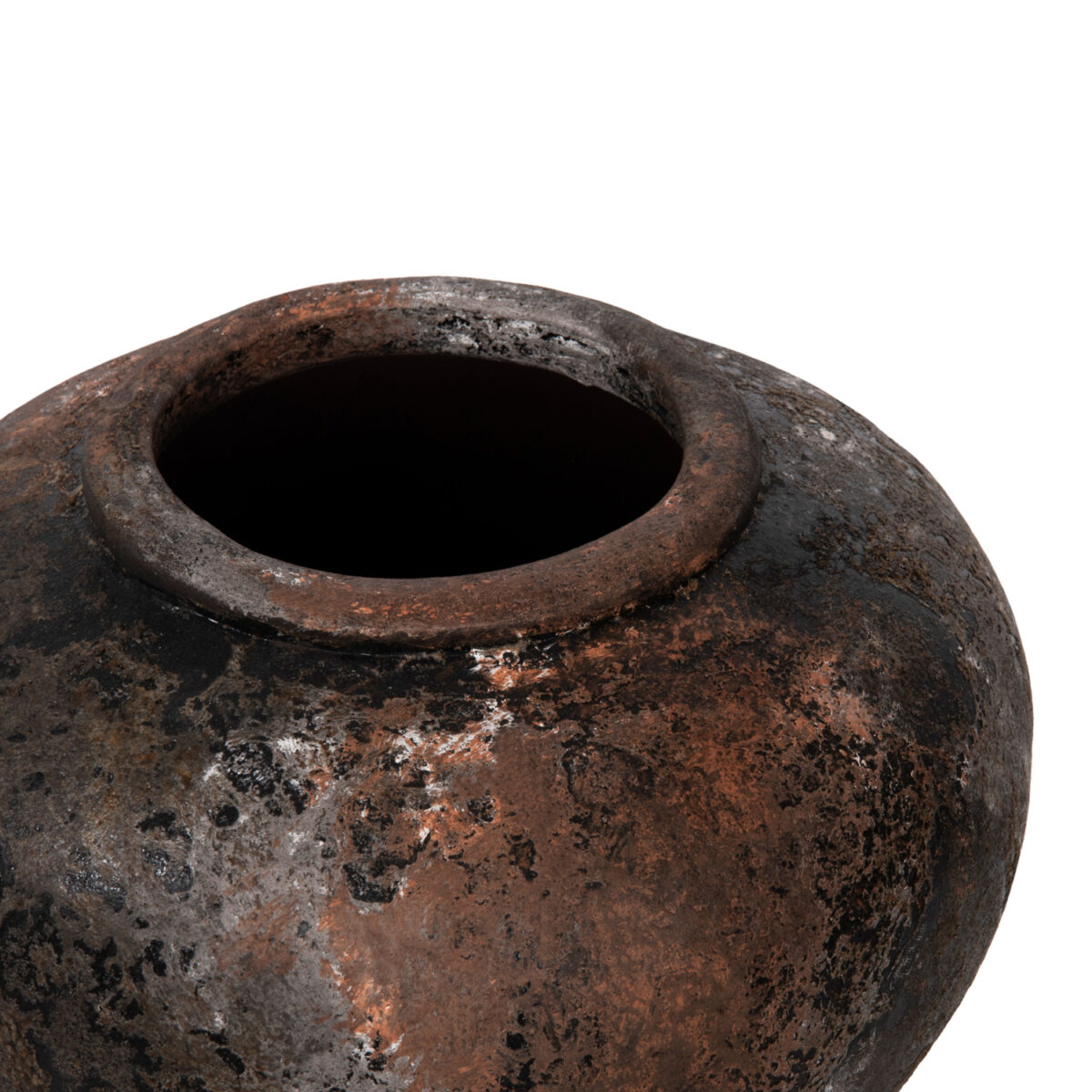 diakosmitiko-bazo-fb94195-terakota-se-pa-3 ΔΙΑΚΟΣΜΗΤΙΚΟ ΒΑΖΟ HM4195 ΤΕΡΑΚΟΤΑ ΣΕ ΠΑΛΑΙΩΜΕΝΟ ΑΝΘΡΑΚΙ Φ35x27Υεκ. 4