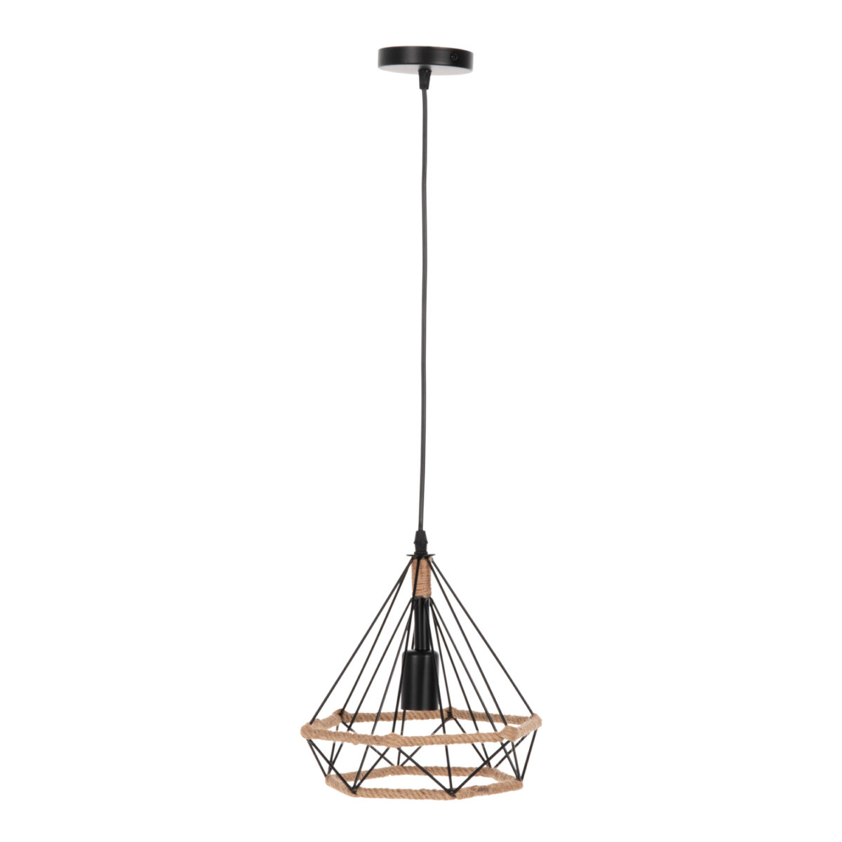 ΦΩΤΙΣΤΙΚΟ ΟΡΟΦΗΣ ΚΡΕΜΑΣΤΟ HM4061 ΜΑΥΡΟ ΜΕΤΑΛΛΟ-ΣΧΟΙΝΙ 24,5x21,5x125Υεκ. 3