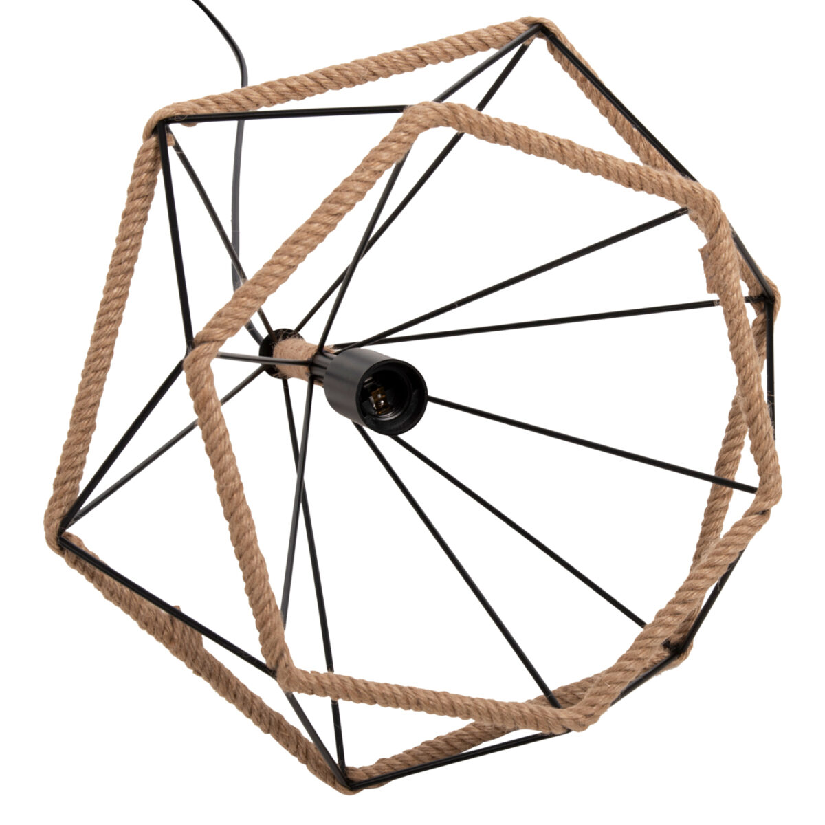 ΦΩΤΙΣΤΙΚΟ ΟΡΟΦΗΣ ΚΡΕΜΑΣΤΟ HM4062 ΜΕΤΑΛΛΟ ΜΑΥΡΟ-ΣΧΟΙΝΙ 33x37x128Υεκ. 6