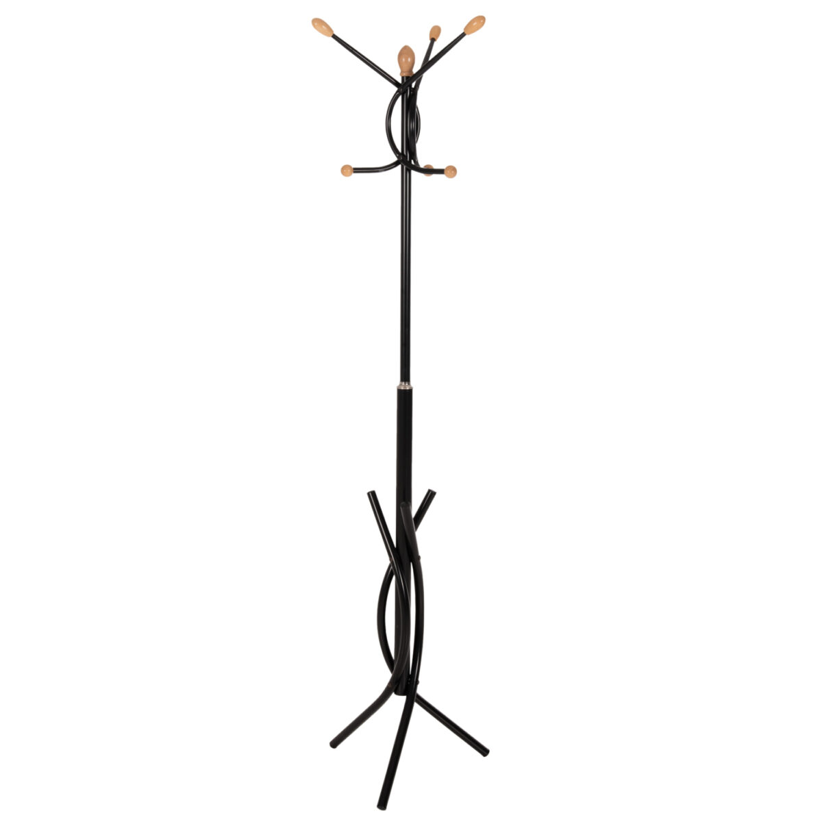 kalogeros-metallikos-fb9957501-se-mayro ΚΑΛΟΓΕΡΟΣ ΜΕΤΑΛΛΙΚΟΣ HM9575.01 ΣΕ ΜΑΥΡΟ ΧΡΩΜΑ-7 ΣΗΜΕΙΑ ΚΡΕΜΑΣΗΣ 41x41x176Y εκ. 1