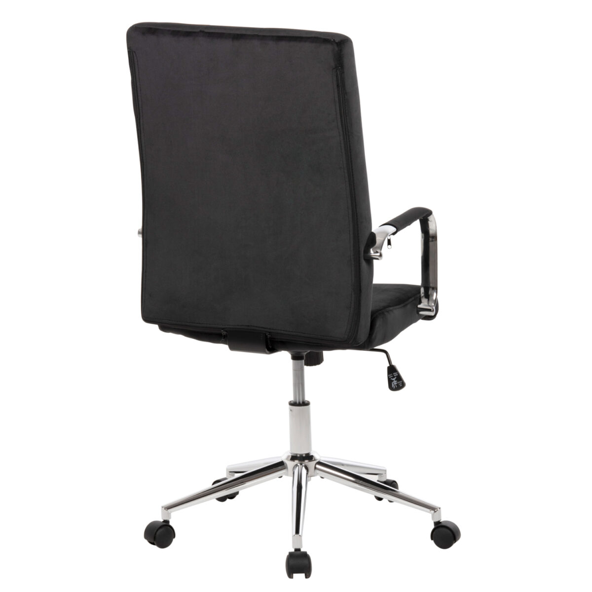 karekla-grafeioy-fb9118104-mayro-beloydo-4 ΚΑΡΕΚΛΑ ΓΡΑΦΕΙΟΥ JOSEF HM1181.04 ΜΑΥΡΟ ΒΕΛΟΥΔΟ-INOX ΒΑΣΗ 58x61x105-113Yεκ. 5
