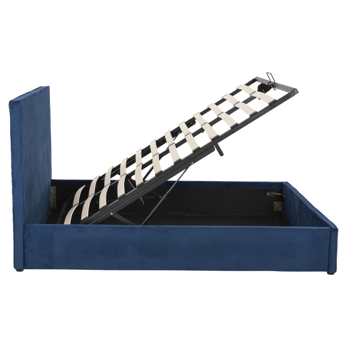 ΚΡΕΒΑΤΙ ALLIE HM584.18 160Χ200 ΜΕ ΑΠΟΘΗΚΕΥΤΙΚΟ ΧΩΡΟ-ΜΠΛΕ ΒΕΛΟΥΔΟ 5