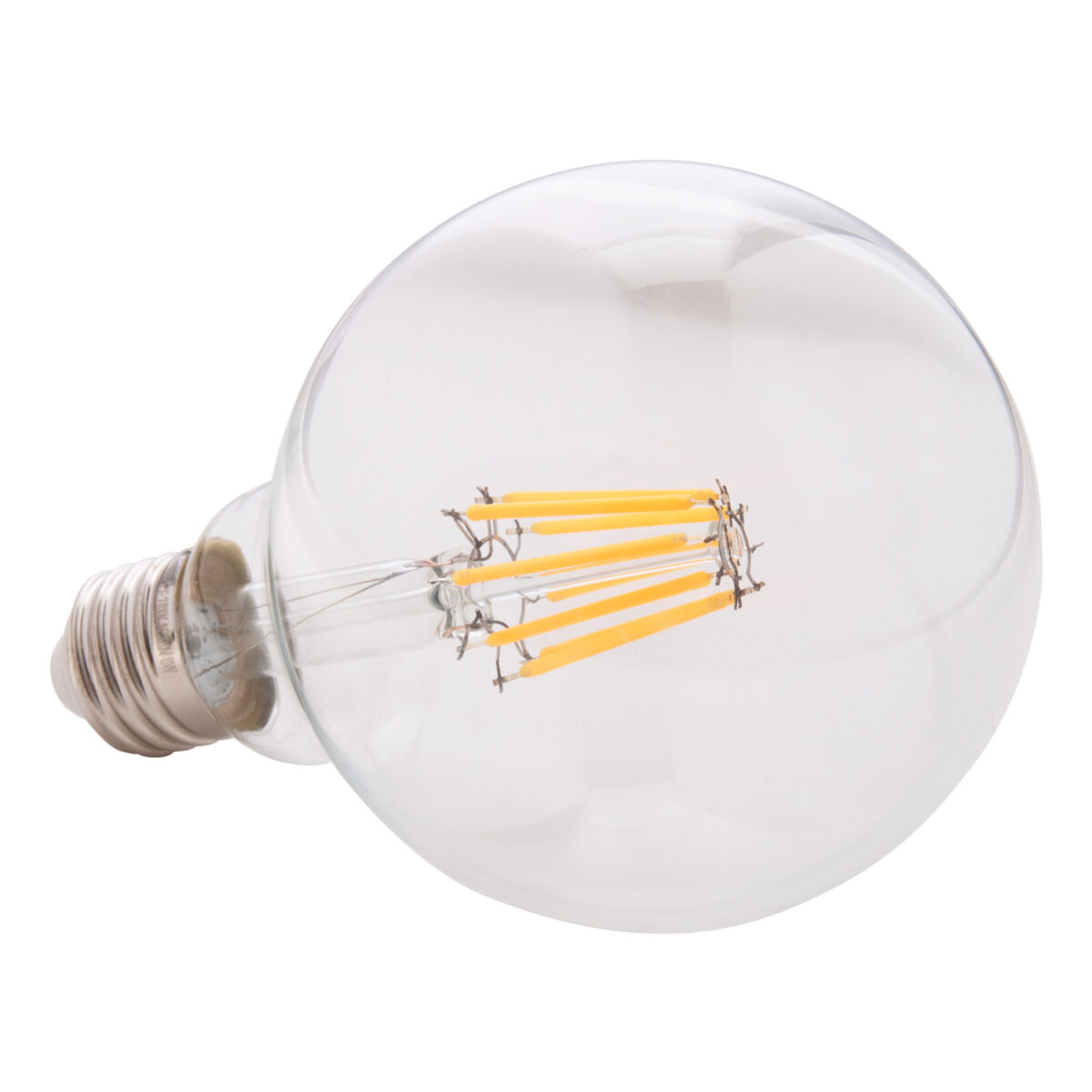 ΛΑΜΠΤΗΡΑΣ GLOBO LED FILAMENT 8W E27 3000K ΔΙΑΦΑΝΟΣ DIMMABLE HM4050.01 4