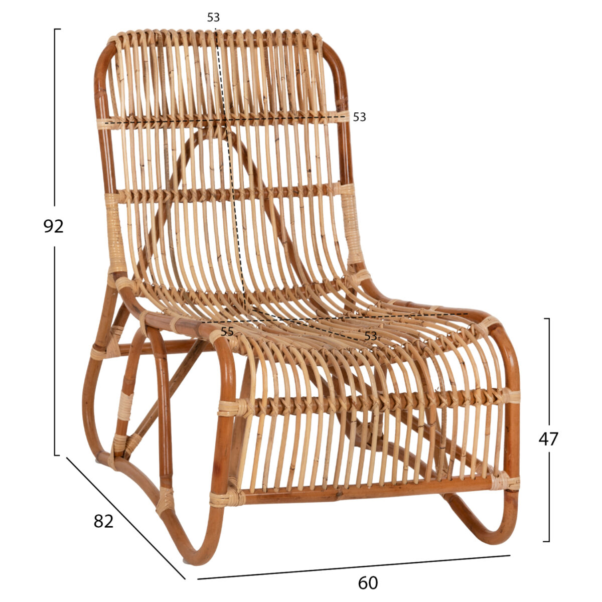 polythrona-exotchoroy-fb9964401-se-fysik-1 ΠΟΛΥΘΡΟΝΑ BRONNY ΕΞΩΤ.ΧΩΡΟΥ HM9644.01 RATTAN ΣΕ ΦΥΣΙΚΟ ΧΡΩΜΑ 60x82x92Υ εκ. 2