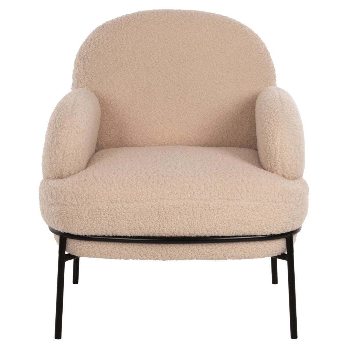 polythrona-fb9952520-ekroy-mpoykle-mayra-2 ΠΟΛΥΘΡΟΝΑ AGNES HM9525.20 ΕΚΡΟΥ ΜΠΟΥΚΛΕ-ΜΑΥΡΑ ΜΕΤΑΛΛΙΚΑ ΠΟΔΙΑ 74x71x83Υεκ. 3