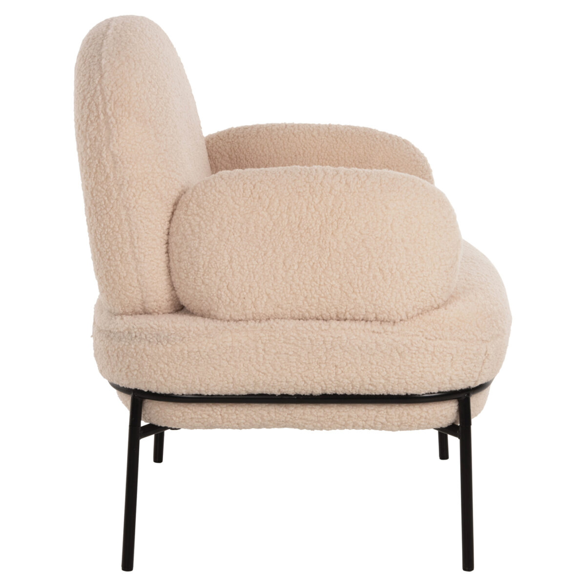 polythrona-fb9952520-ekroy-mpoykle-mayra-3 ΠΟΛΥΘΡΟΝΑ AGNES HM9525.20 ΕΚΡΟΥ ΜΠΟΥΚΛΕ-ΜΑΥΡΑ ΜΕΤΑΛΛΙΚΑ ΠΟΔΙΑ 74x71x83Υεκ. 4