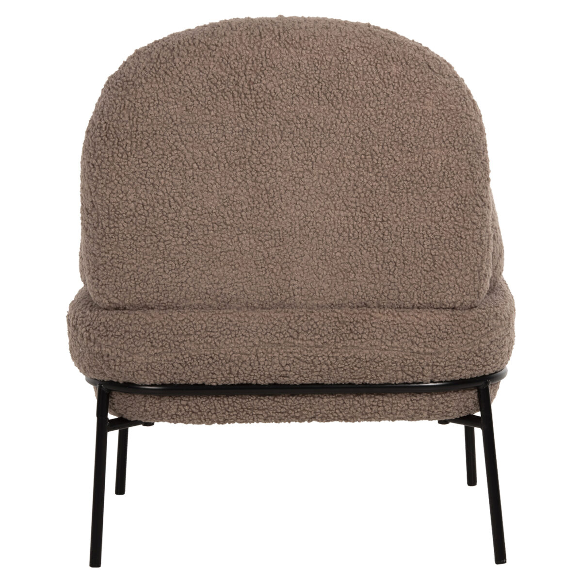 ΠΟΛΥΘΡΟΝΑ AGNES HM9525.25 ΑΝΟΙΧΤΟ ΚΑΦΕ ΜΠΟΥΚΛΕ-ΜΑΥΡΑ ΜΕΤΑΛΛΙΚΑ ΠΟΔΙΑ 74x71x83Υεκ. 6