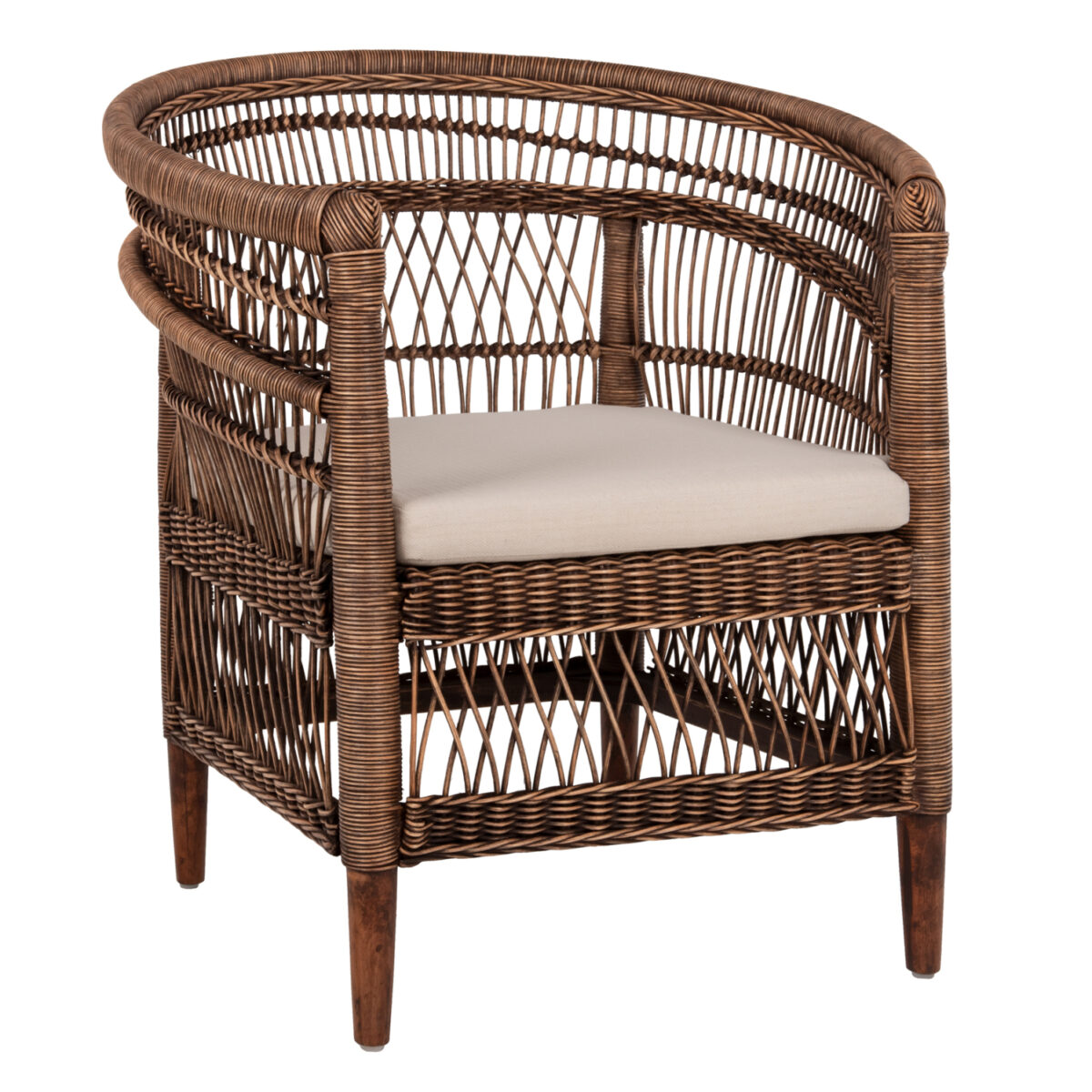 polythrona-fb9963501-xylo-maoni-me-ratta ΠΟΛΥΘΡΟΝΑ MALAWI HM9635.01 ΞΥΛΟ ΜΑΟΝΙ ΜΕ RATTAN ΚΑΦΕ-ΛΕΥΚΟ ΜΑΞΙΛΑΡΙ 80x70x86Υεκ. 1