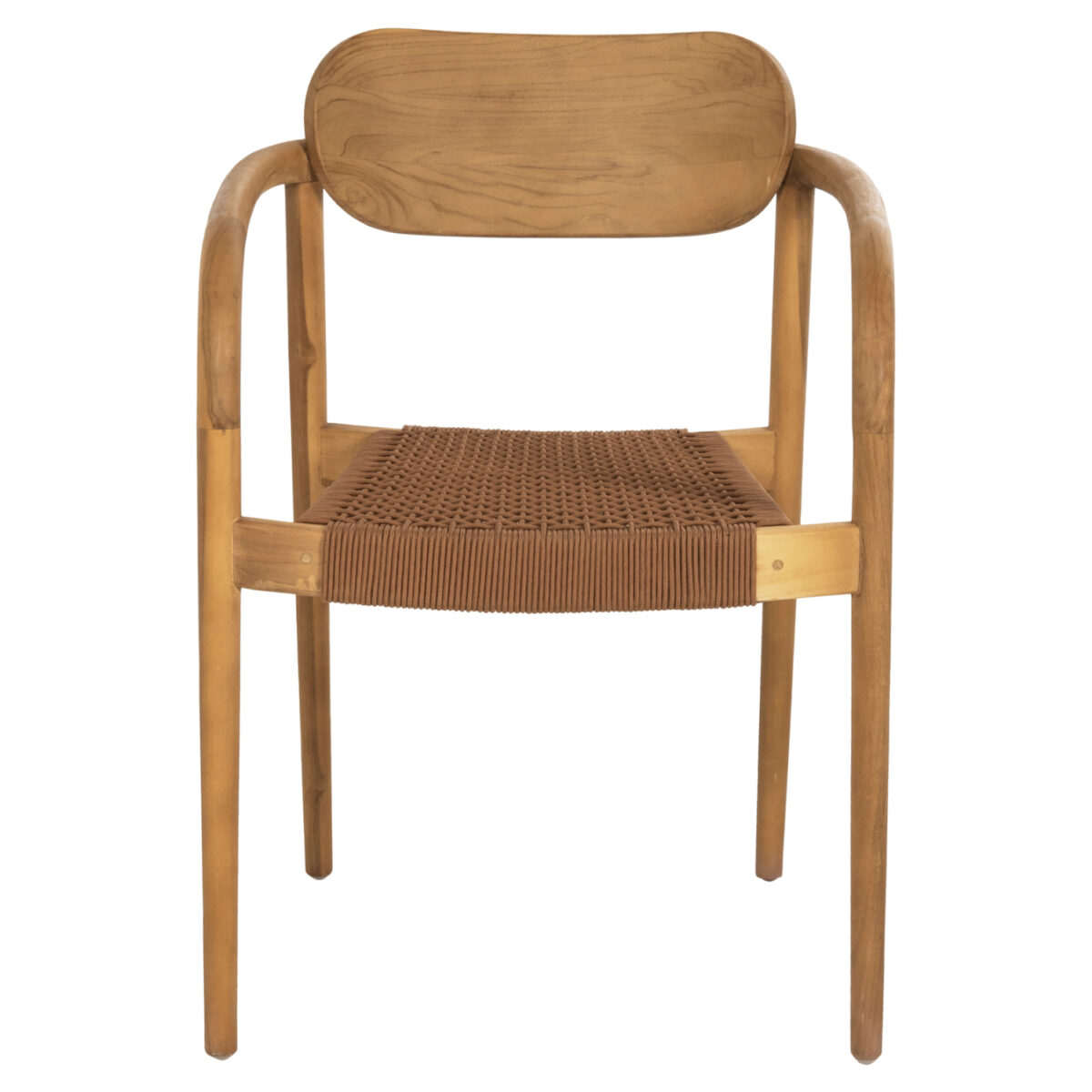 polythrona-fb9963601-xylo-teak-fysiko-ka-2 ΠΟΛΥΘΡΟΝΑ OSLO HM9636.01 ΞΥΛΟ TEAK ΦΥΣΙΚΟ & ΚΑΦΕ ΣΧΟΙΝΙ 55x54x80Y εκ. 3